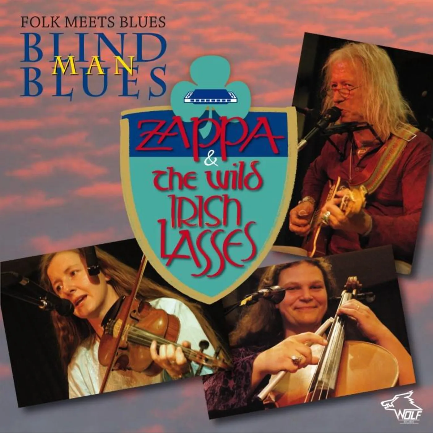 Zappa & The Wild Irish Lasses FOLK MEETS BLUES: BLIND MAN BLUES CD