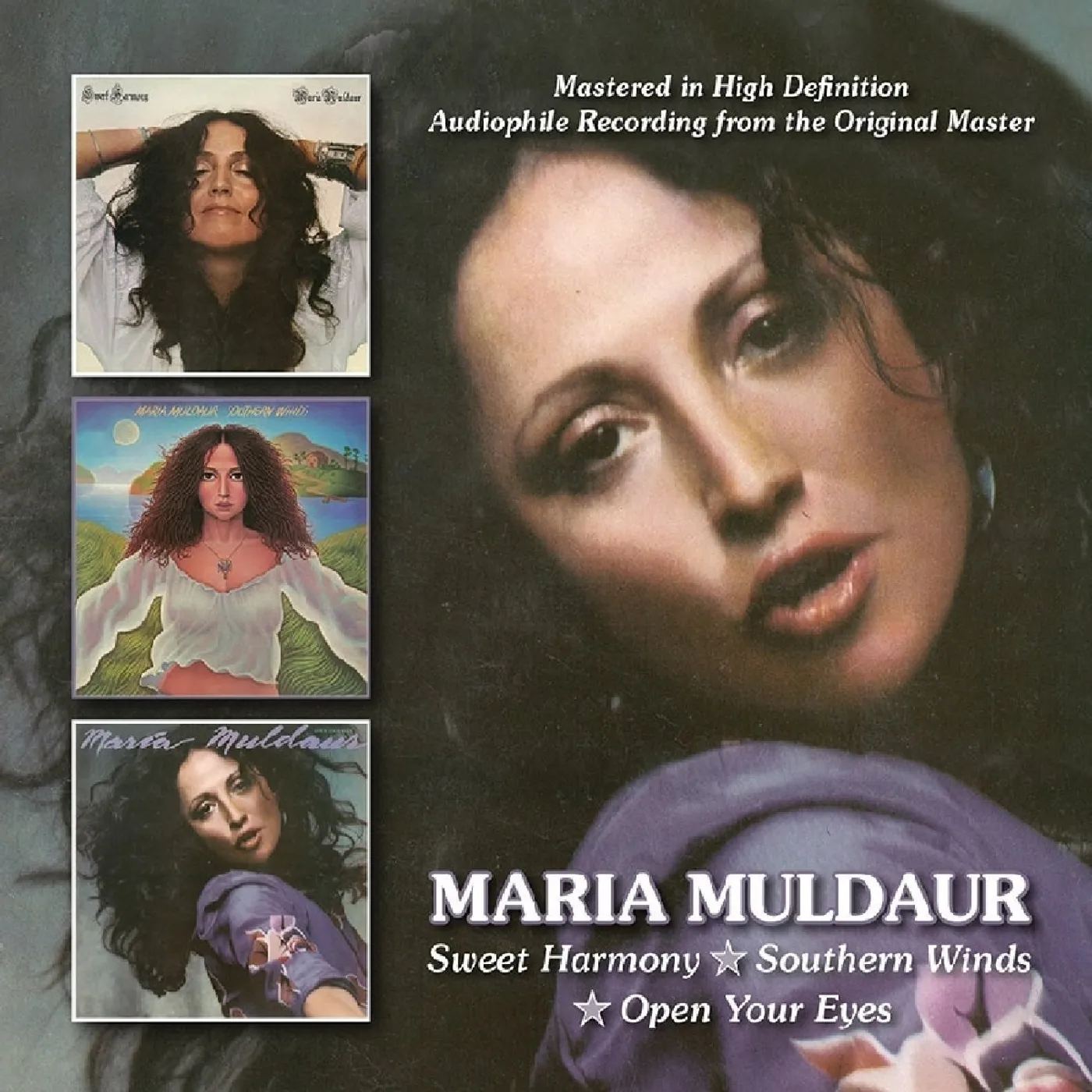 Maria Muldaur SWEET HARMONY/SOUTHERN WINDS/OPEN YOUR EYES CD
