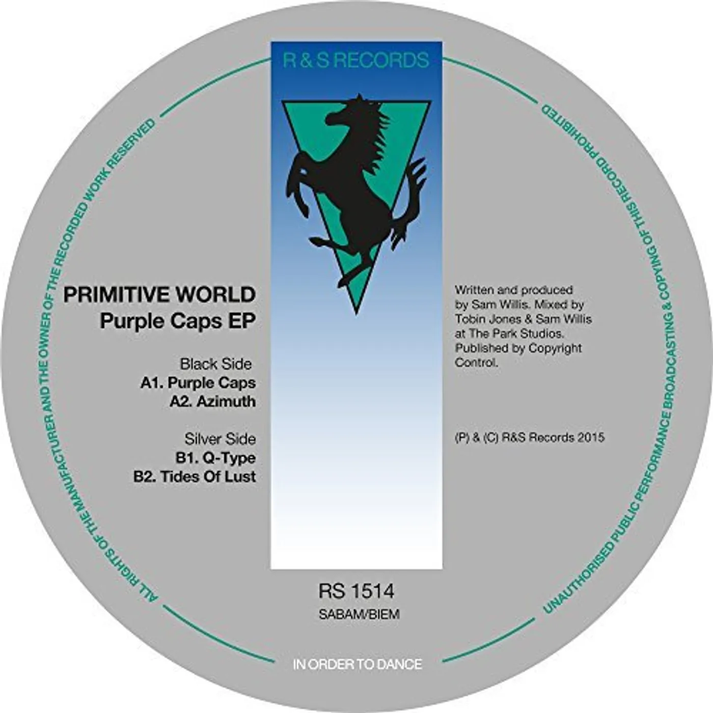 Primitive World Purple Caps Vinyl Record