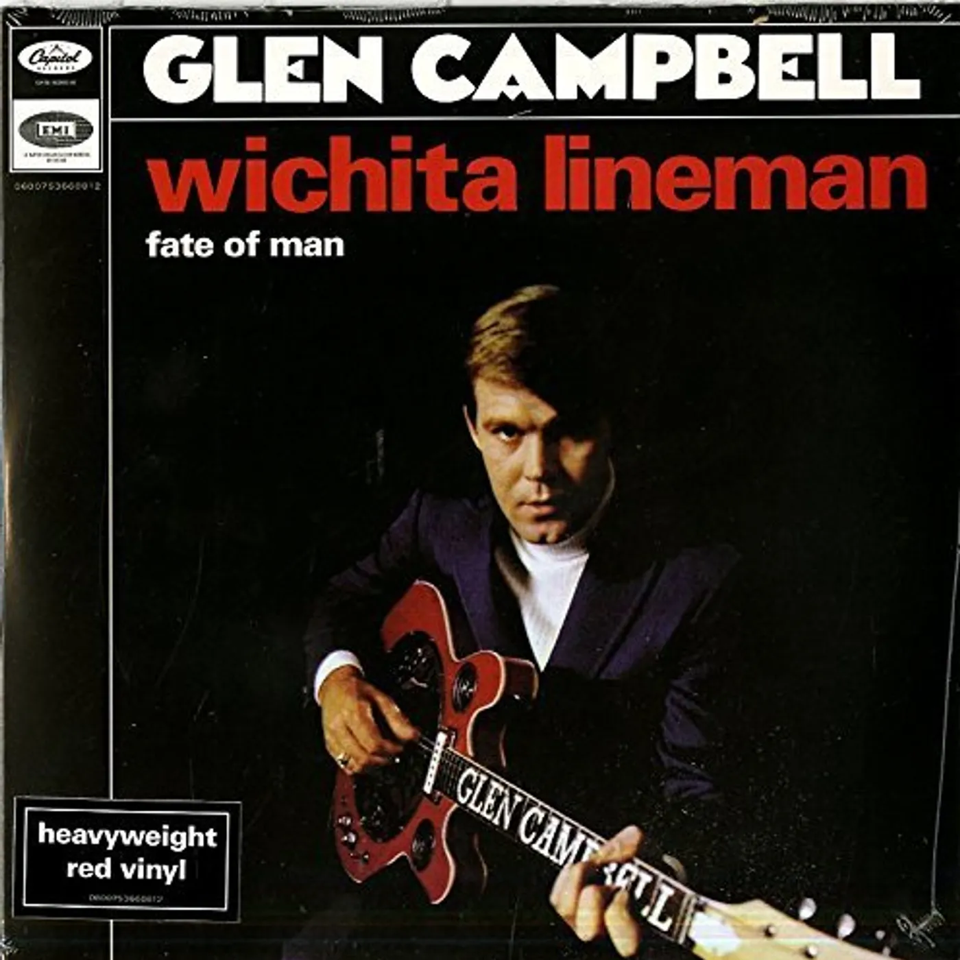 Glen Campbell WICHITA LINEMAN/FATE OF MAN Vinyl Record