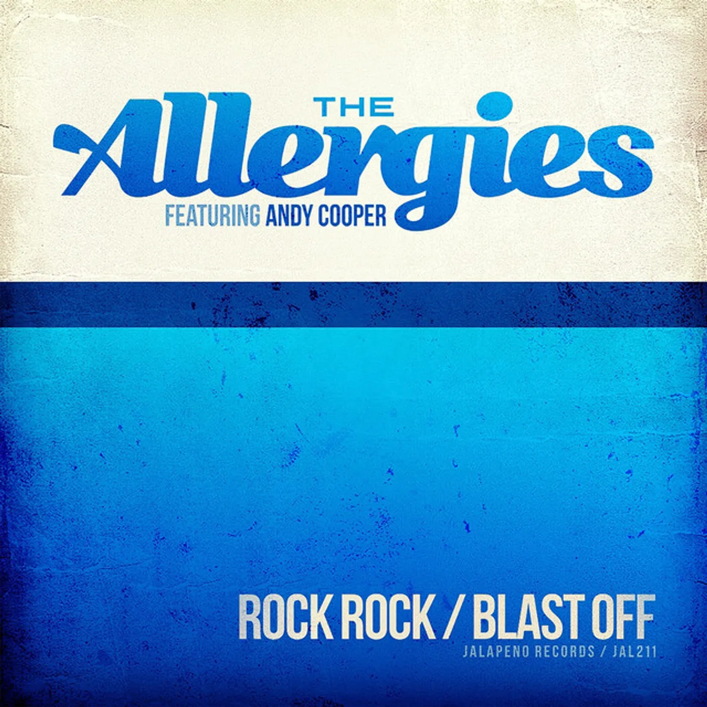 The Allergies Rock Rock / Blast Off Vinyl Record