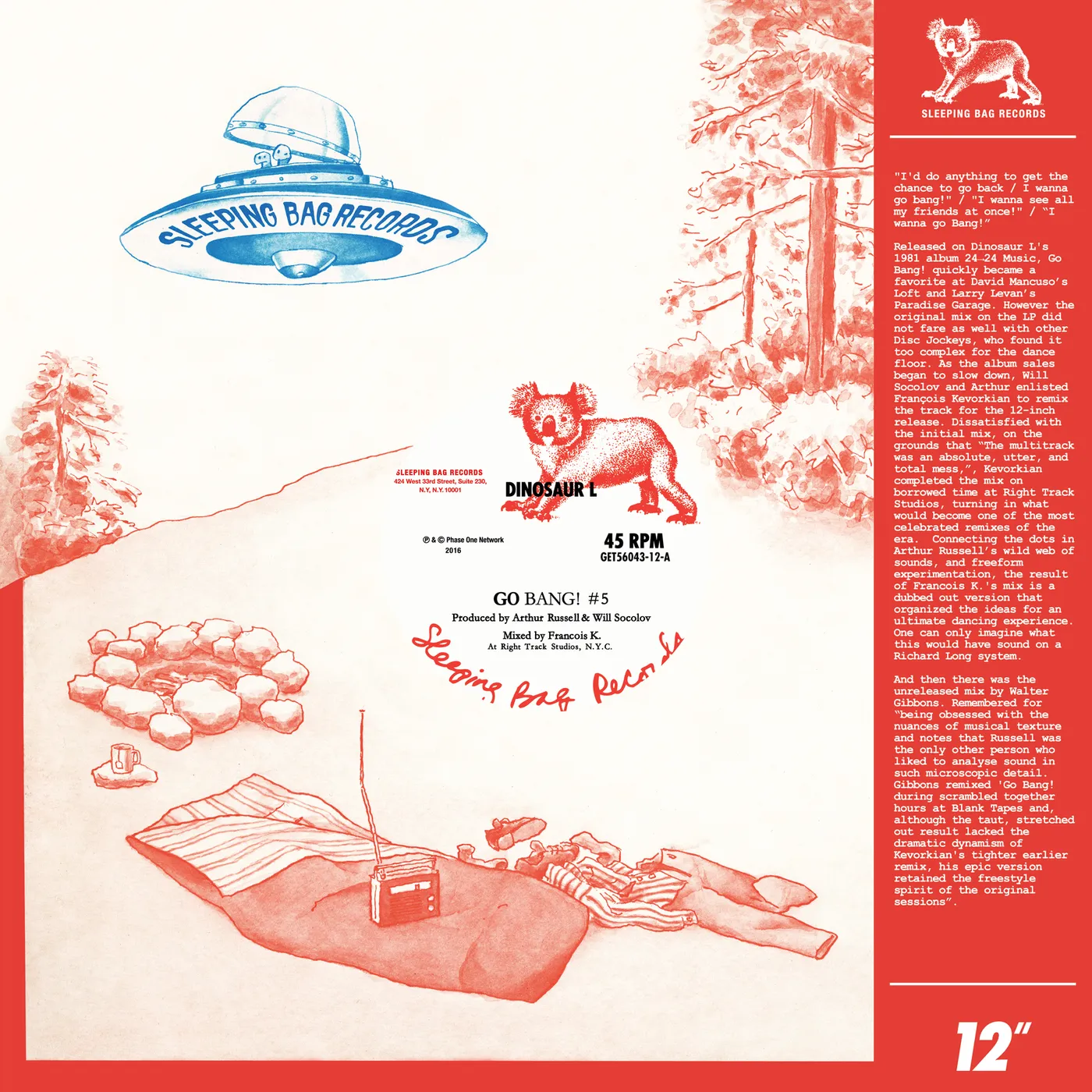 Dinosaur L GO BANG Vinyl Record