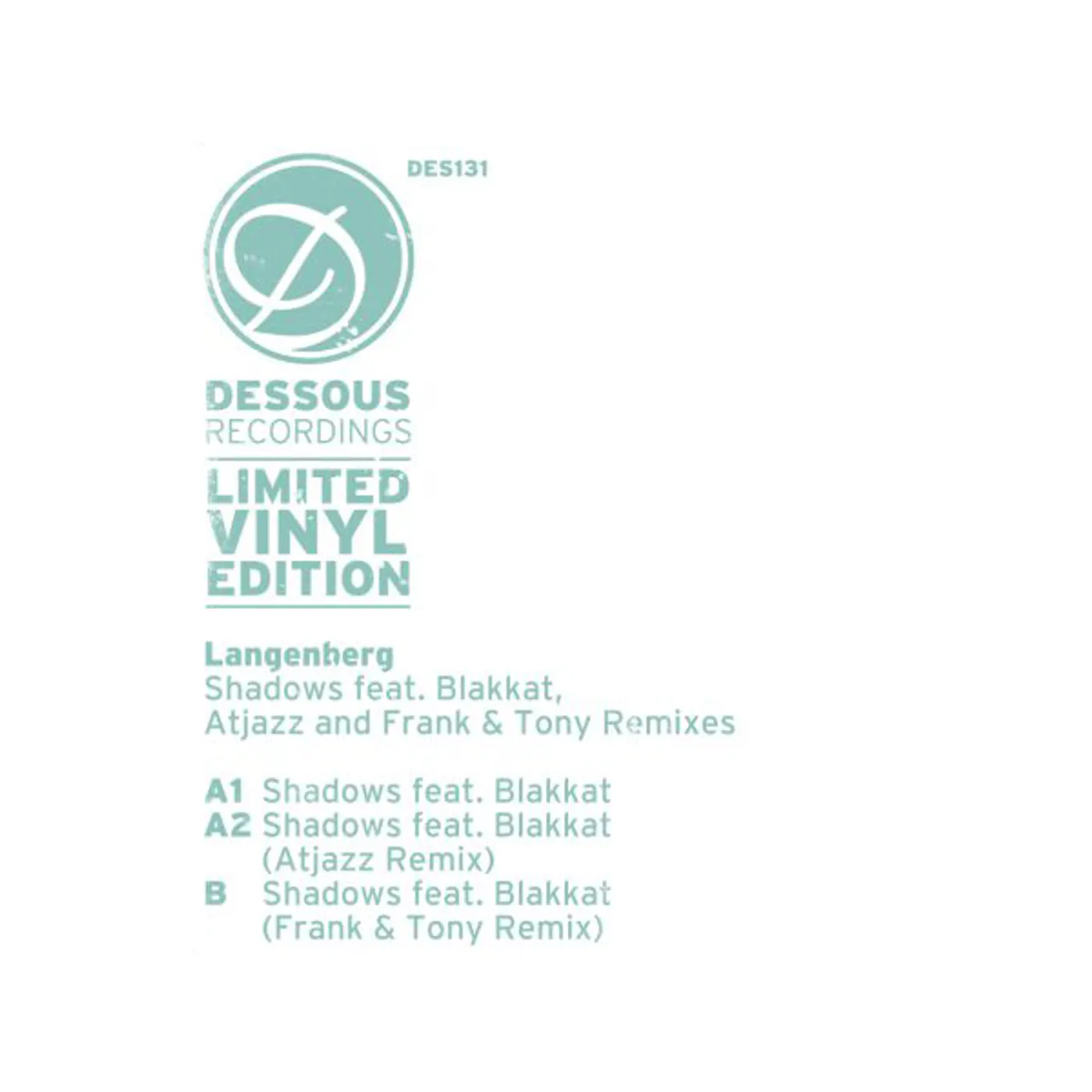 Langenberg Shadows Vinyl Record