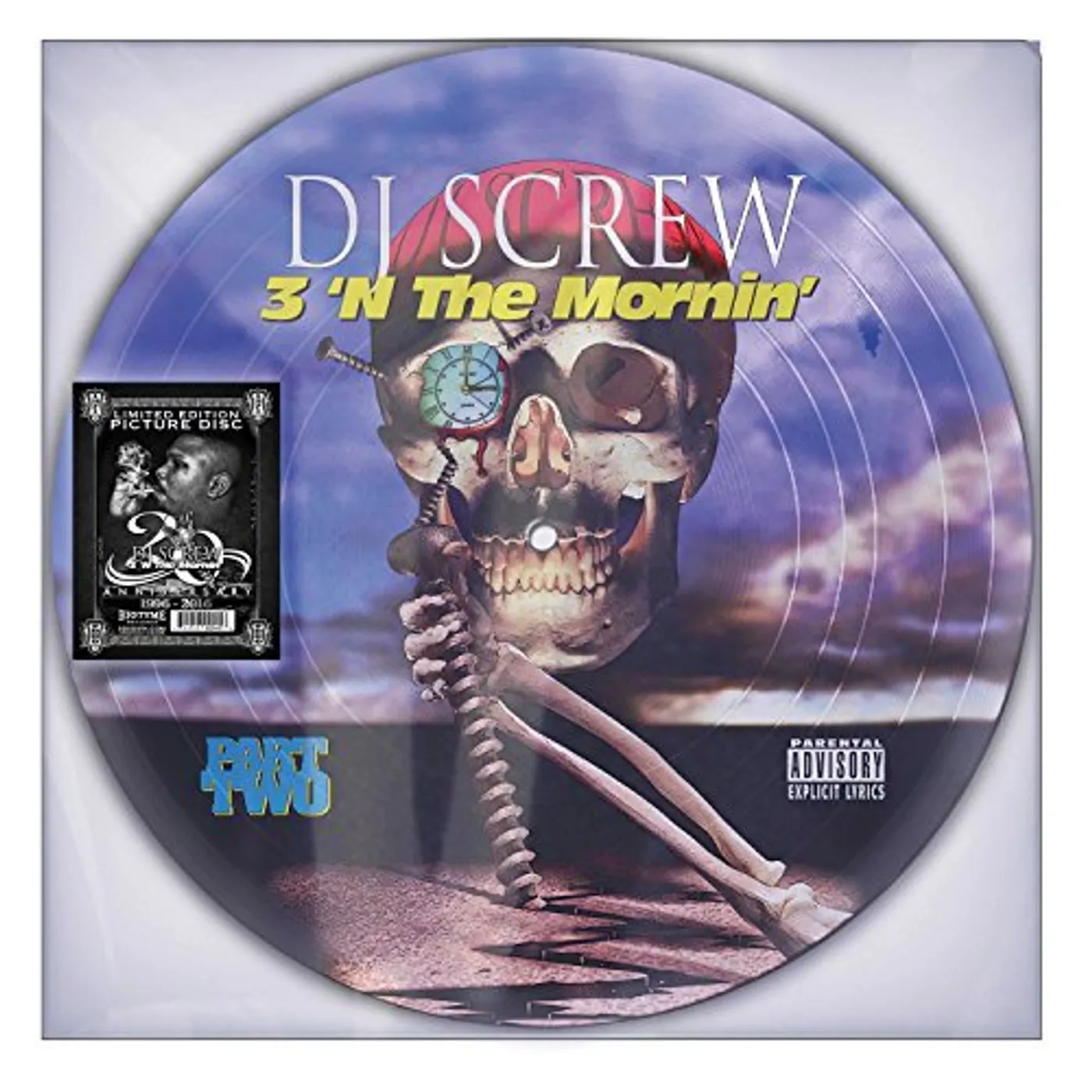 DJ Screw 3 N THE MORNIN (20TH ANNIVERSARY) Vinyl Record