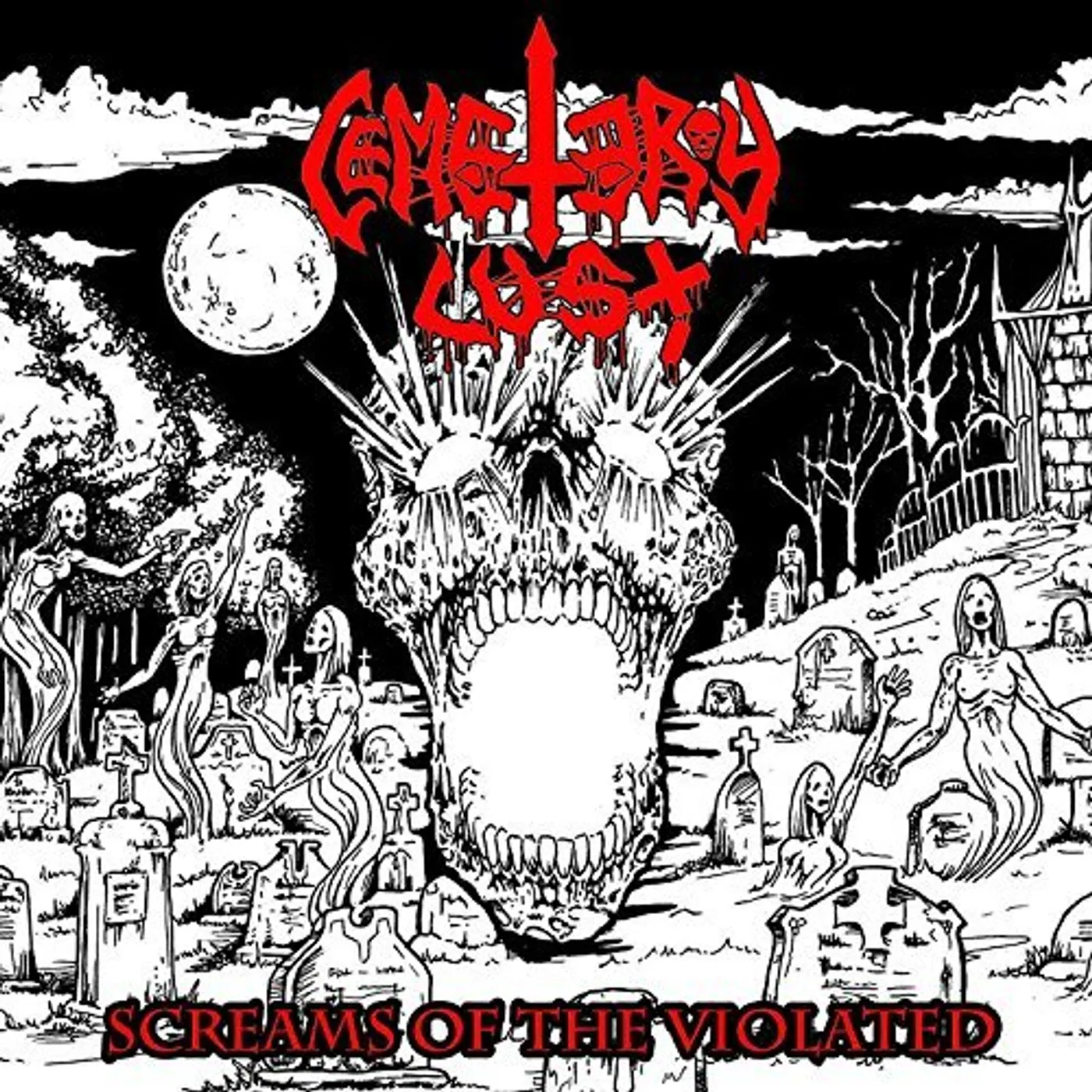 Cemetery Lust Screams of the Violated Vinyl Record