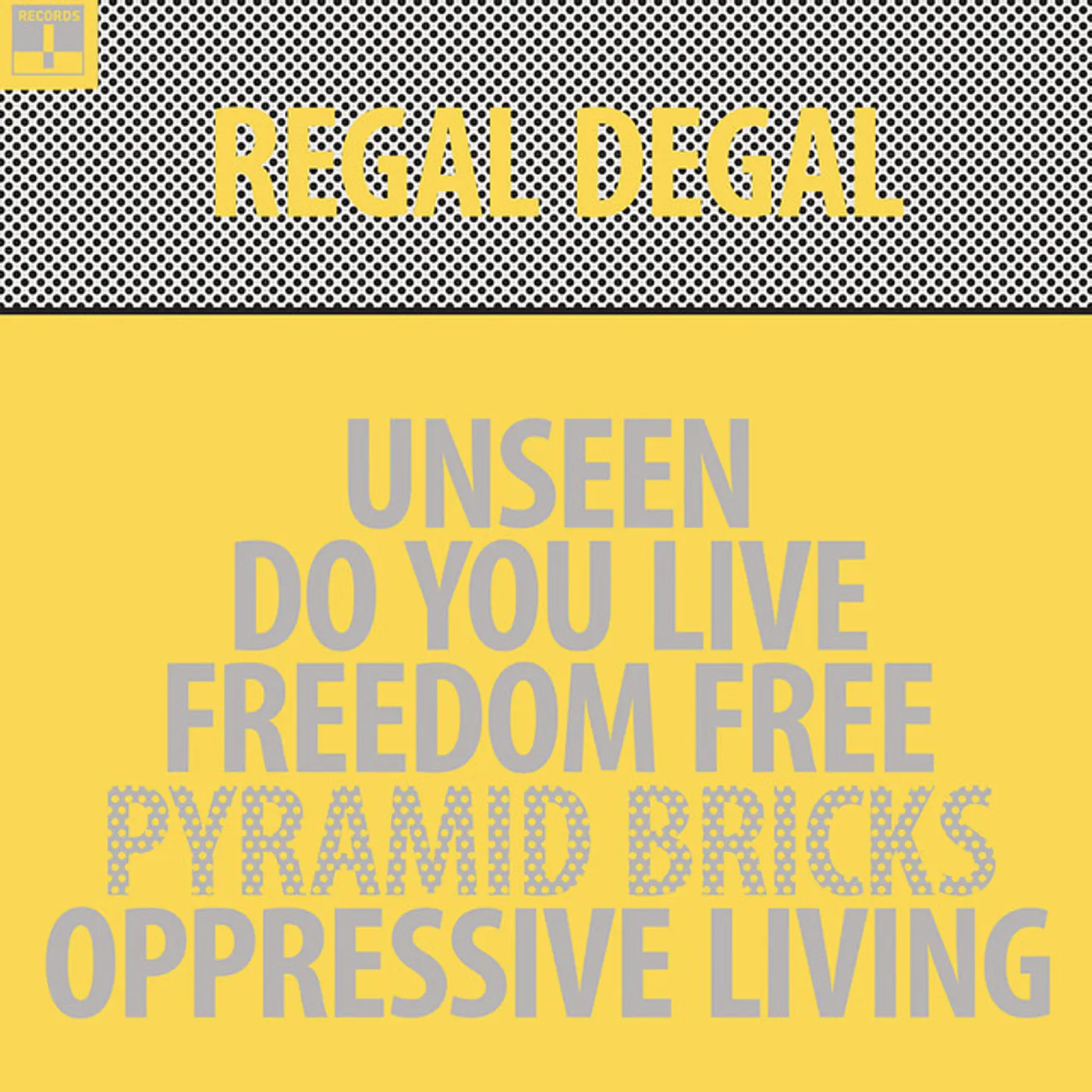 Regal Degal Pyramid Bricks Vinyl Record