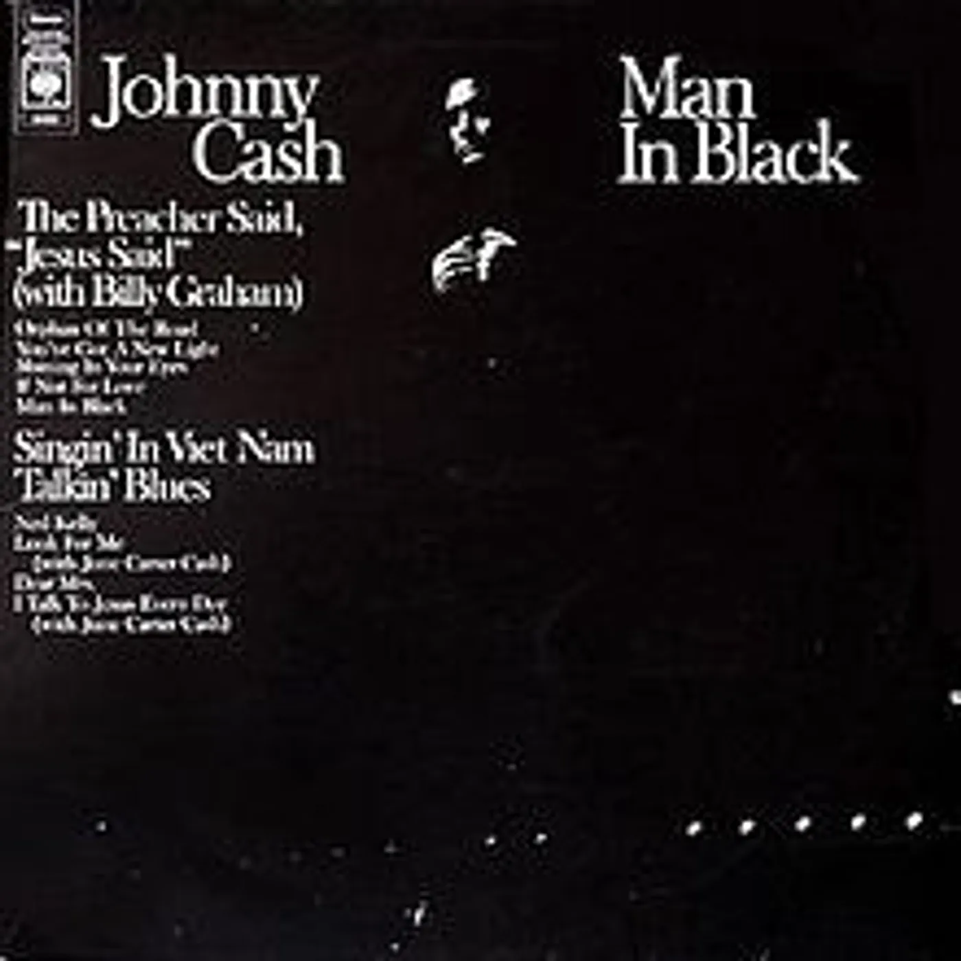 Johnny Cash MAN IN BLACK (180G/TRANSLUCENT BLUE VINYL/LIMITED 45TH ANNIVERSARY ED/GATEFOLD) Vinyl Record
