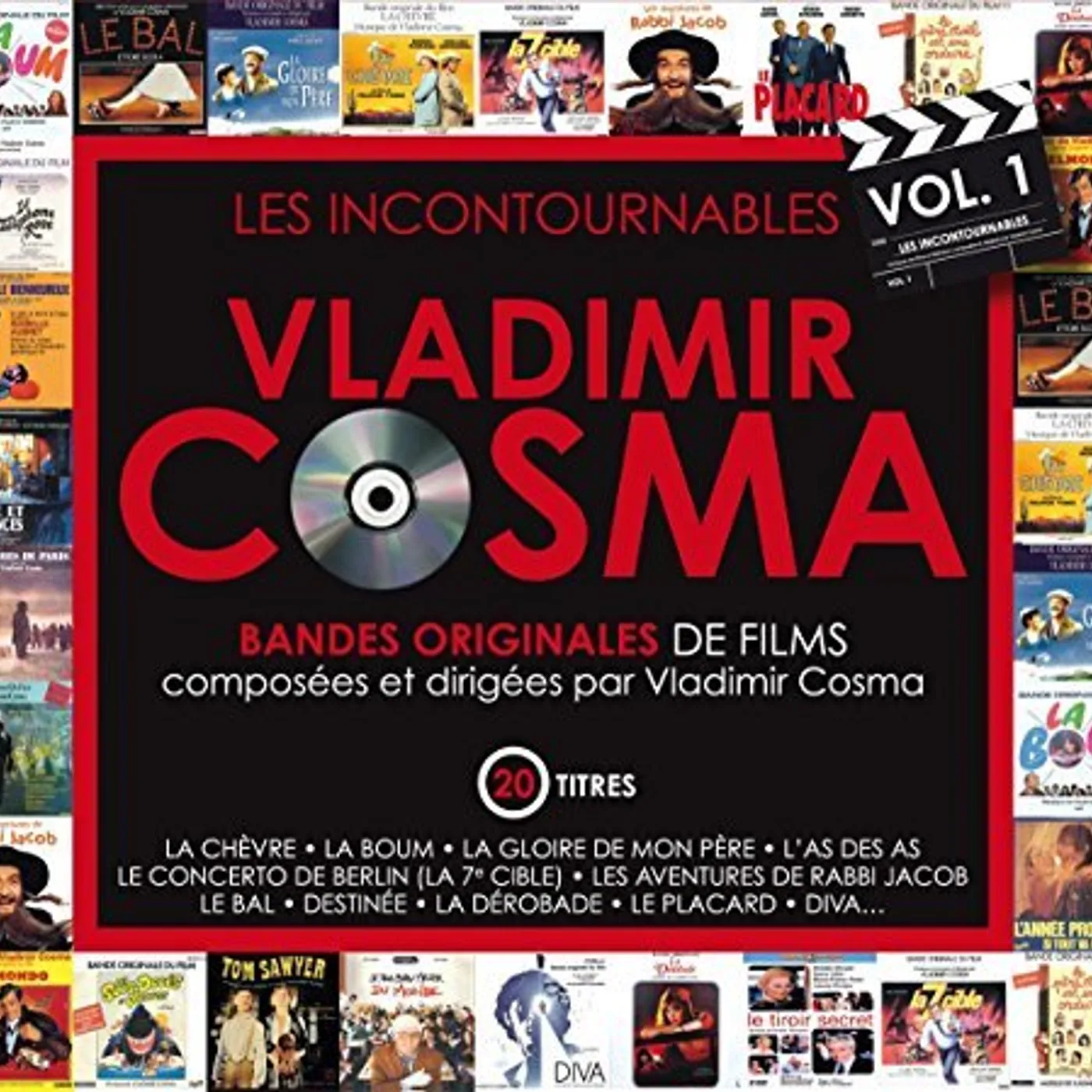 Vladimir Cosma LES INCONTOURNABLES VOL 1 / Original Soundtrack CD