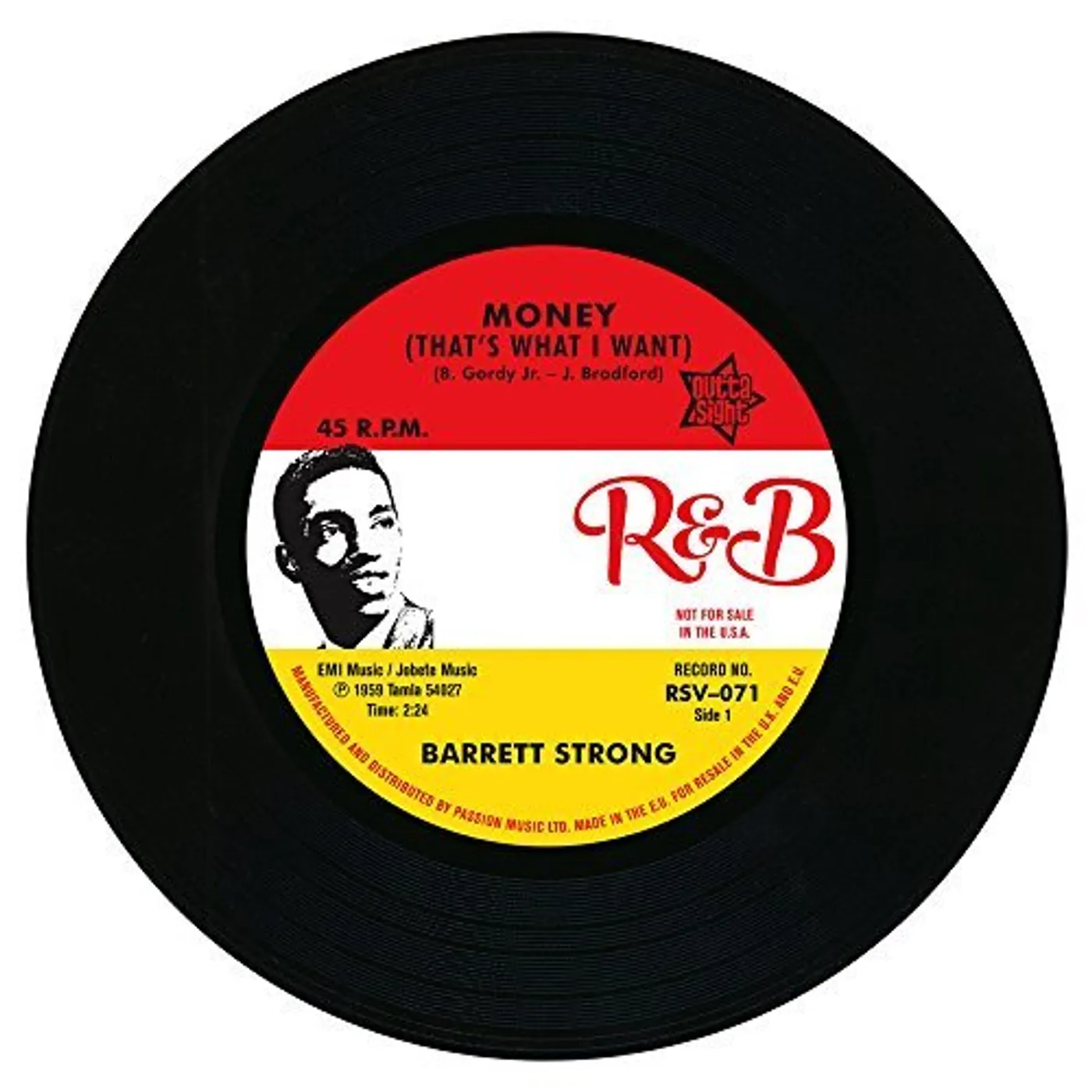 Barrett Strong MONEY / MISERY Vinyl Record