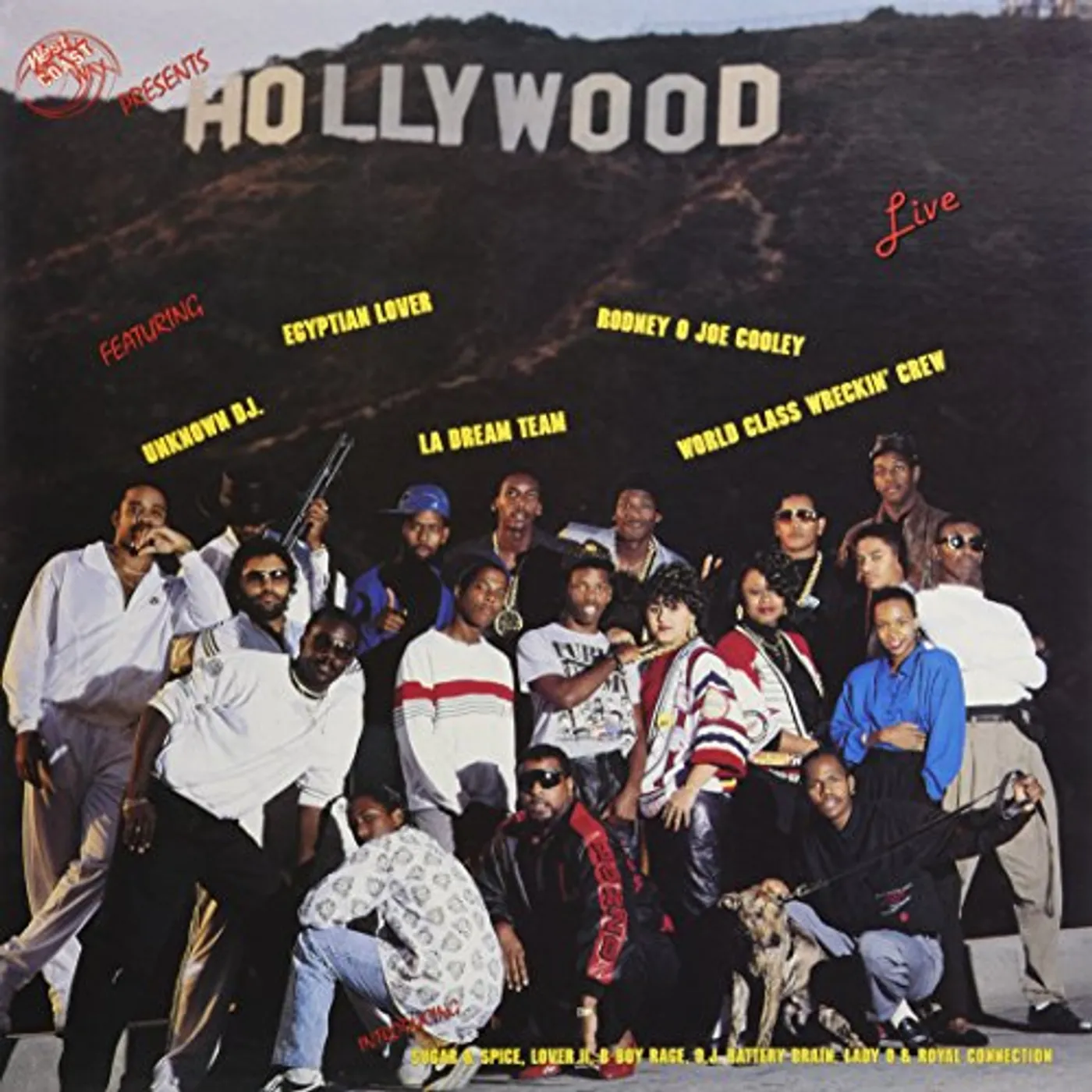 EGYPTIAN LOVER / RODNEY O. HOLLYWOOD LIVE Vinyl Record