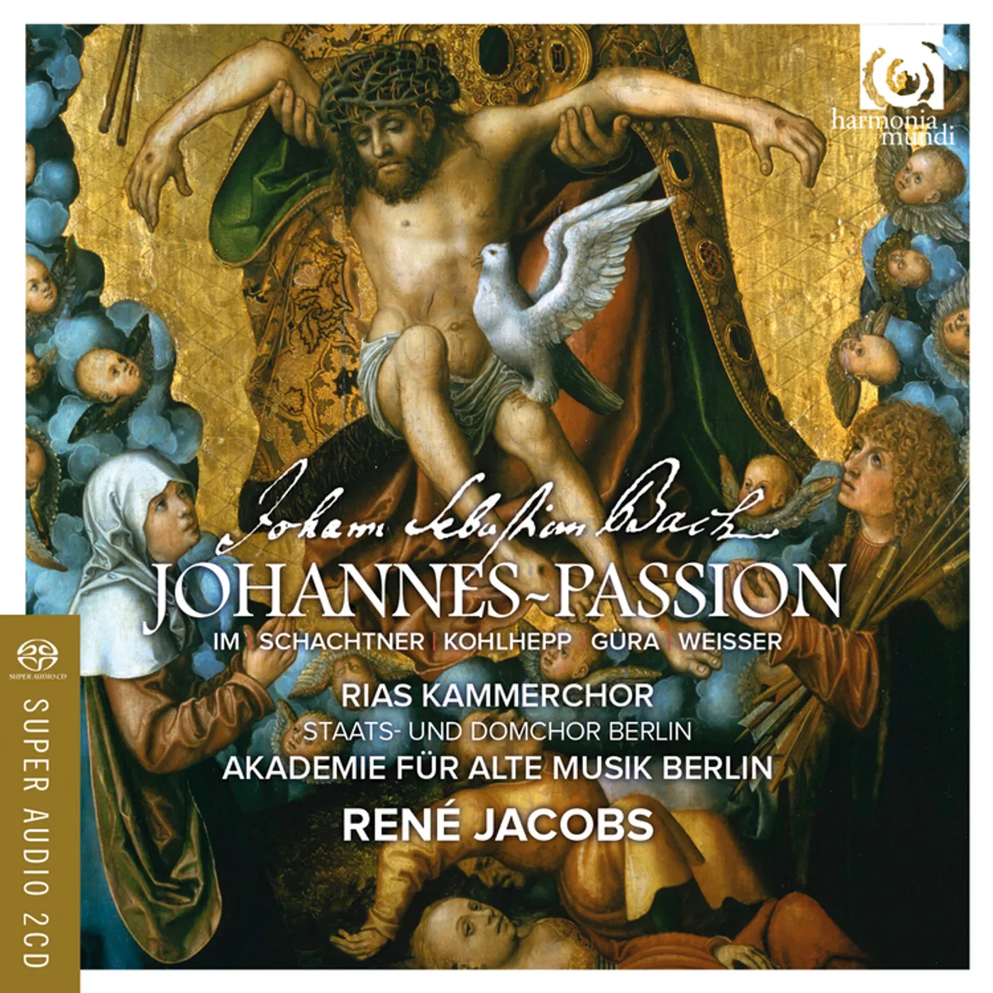 J.S. BACH / RIAS KAMMERCHOR / RENE JACOBS ST.JOHN PASSION (SACD) Super Audio CD