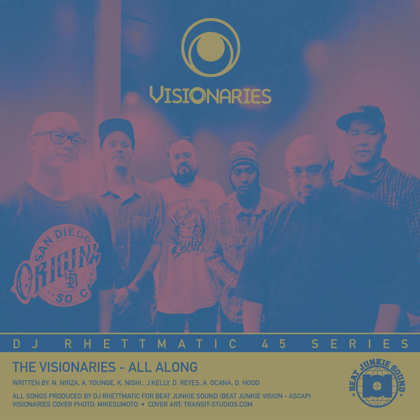 Visionaries ALL ALONG / CROWN ROYALE - STRATASPHERE Vinyl Record
