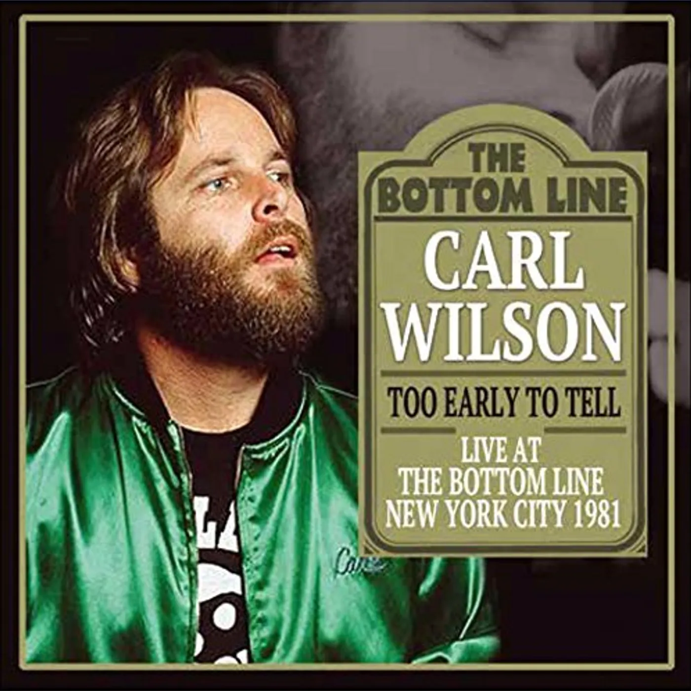 Carl Wilson TOO EARLY TO TELL CD