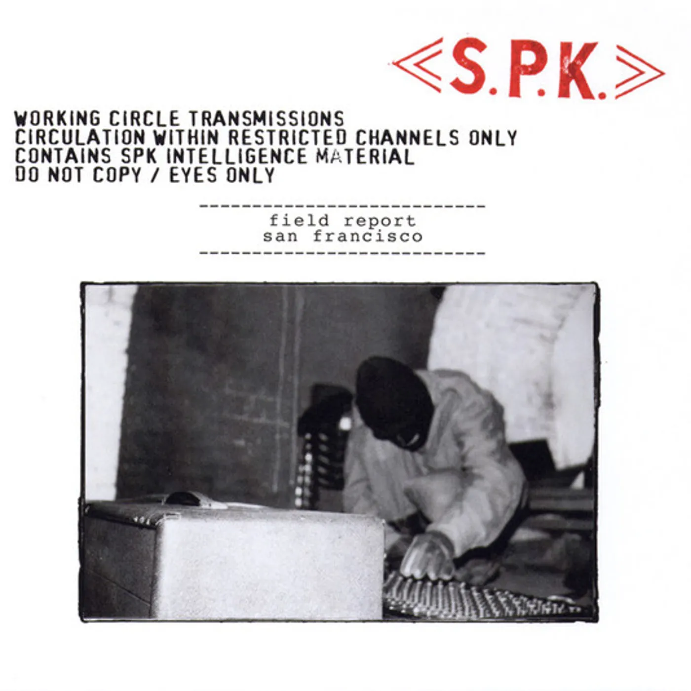 S.p.k. FIELD REPORT SAN FRANCISCO Vinyl Record