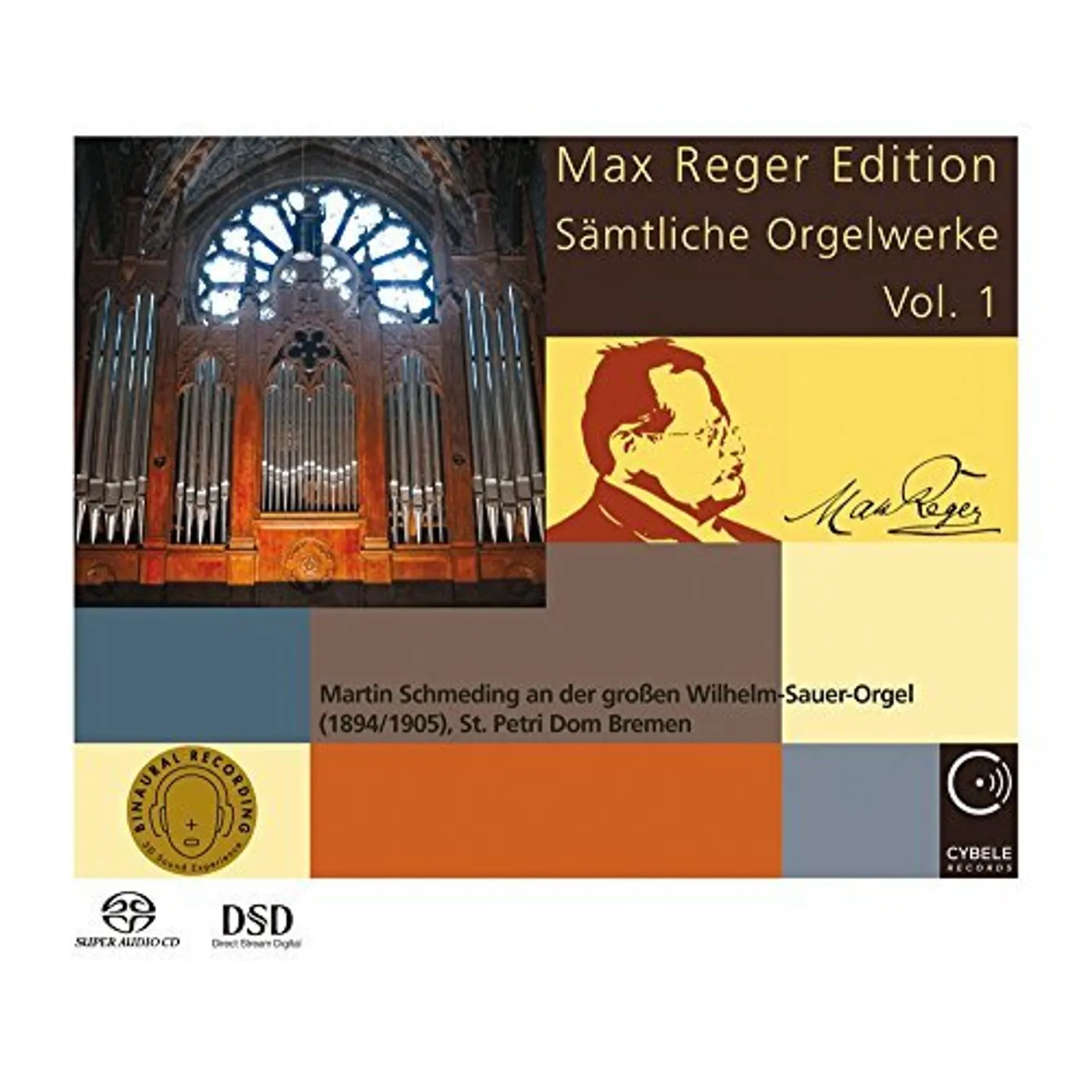 Reger / Schmeding MAX REGER EDITION: COMPLETE ORGAN WORKS 1 CD Super Audio CD