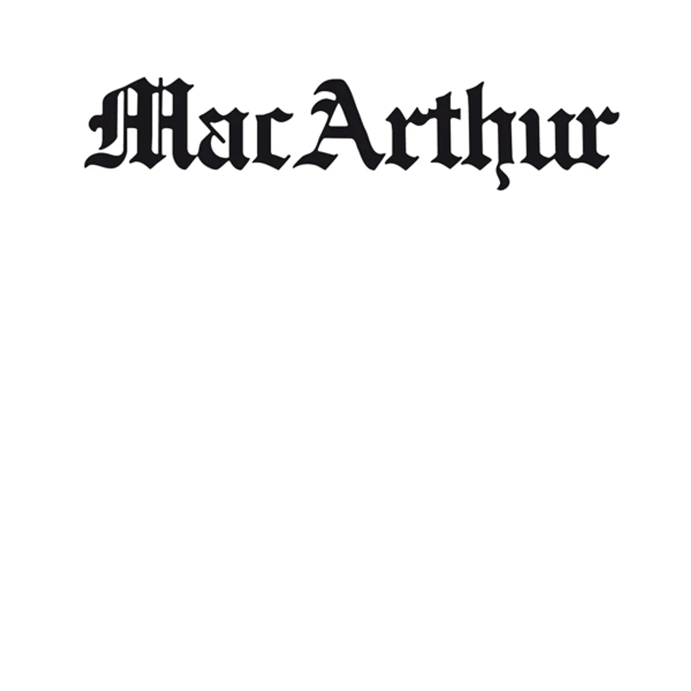 MACARTHUR CD