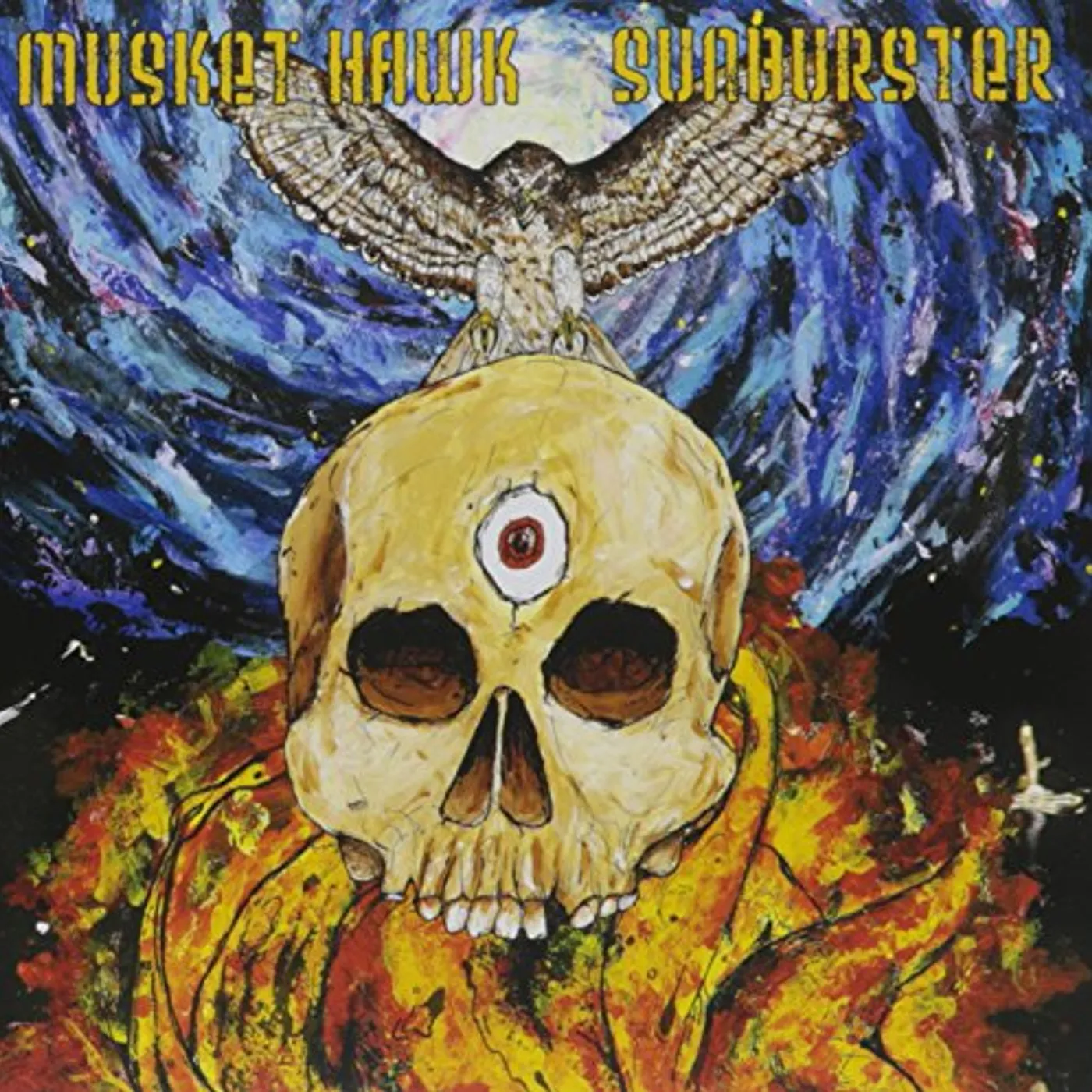 MUSKET HAWK / SUNBURSTER SPLIT Vinyl Record