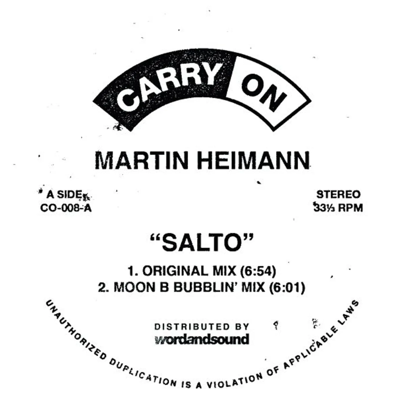 Martin Heimann Salto Vinyl Record