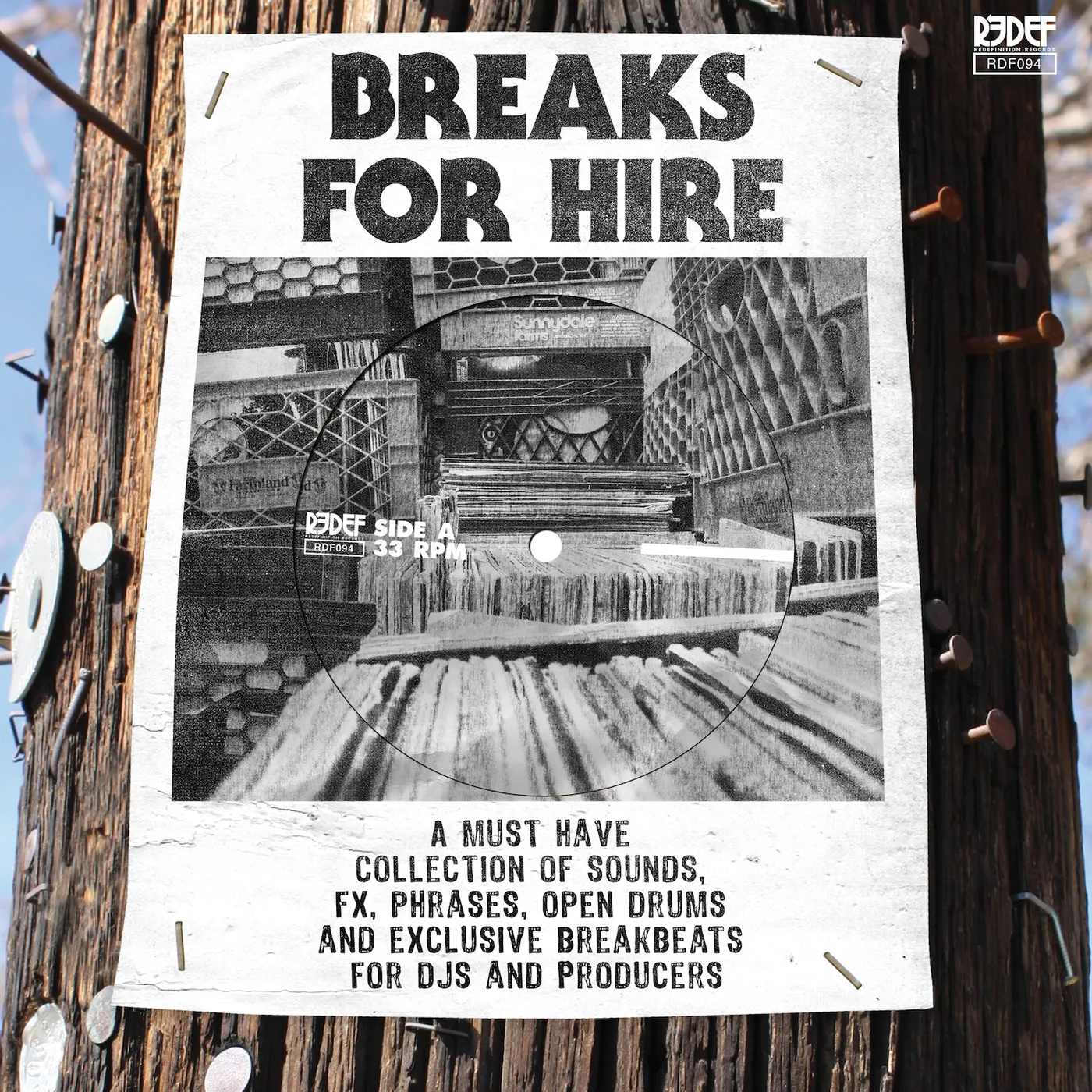 DJ MEKALEK X K-DEF BREAKS FOR HIRE Vinyl Record