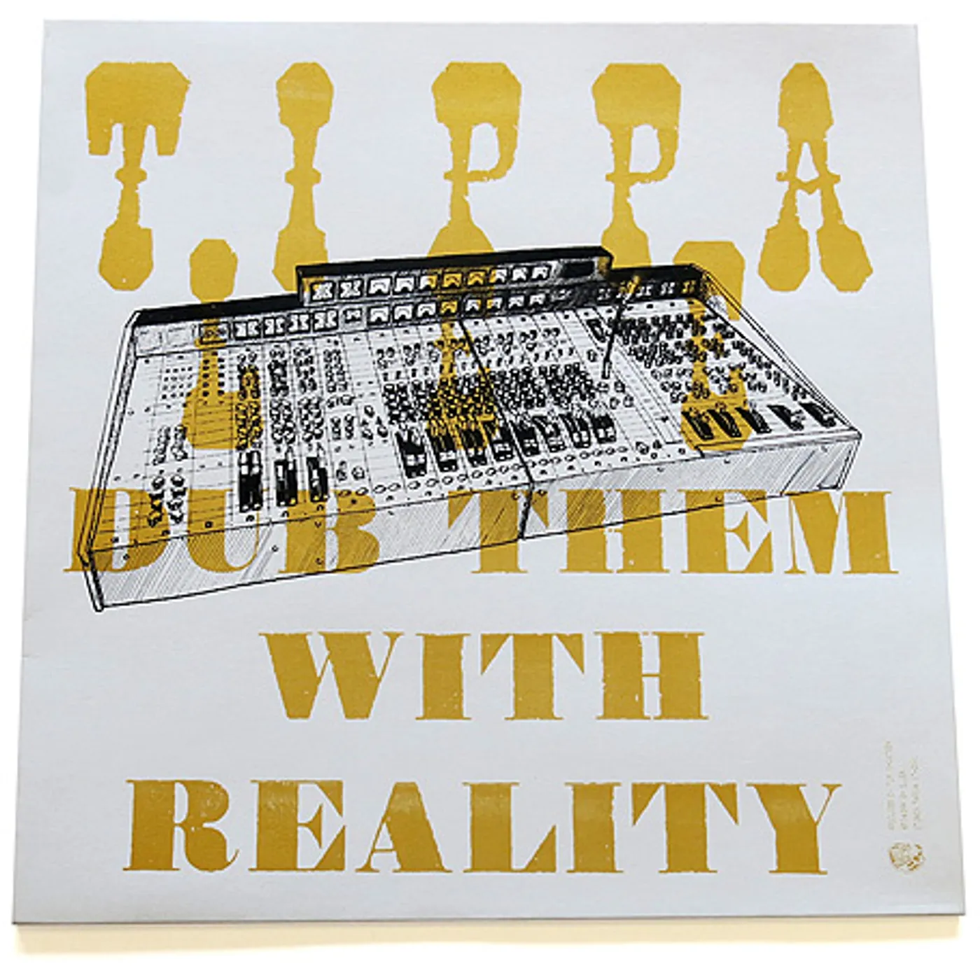 Tippa Lee DUB THEM WITH REALITY Vinyl Record