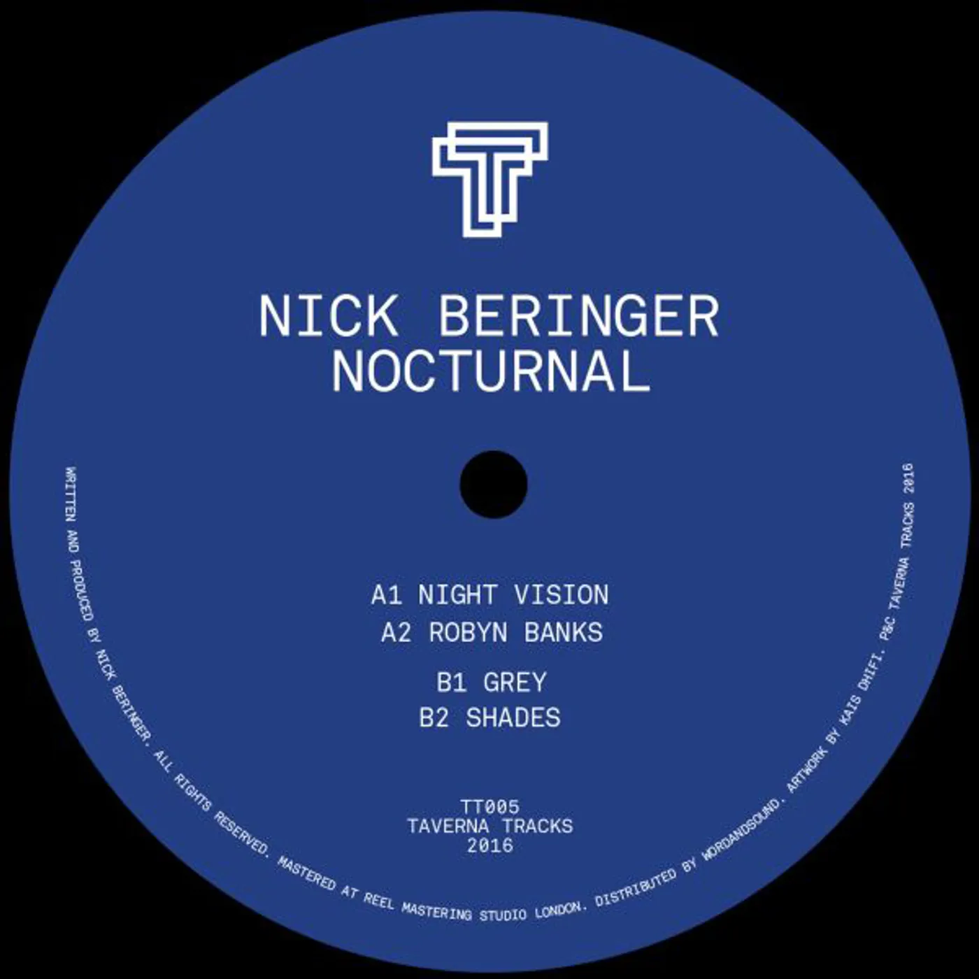 Nick Beringer Nocturnal Vinyl Record
