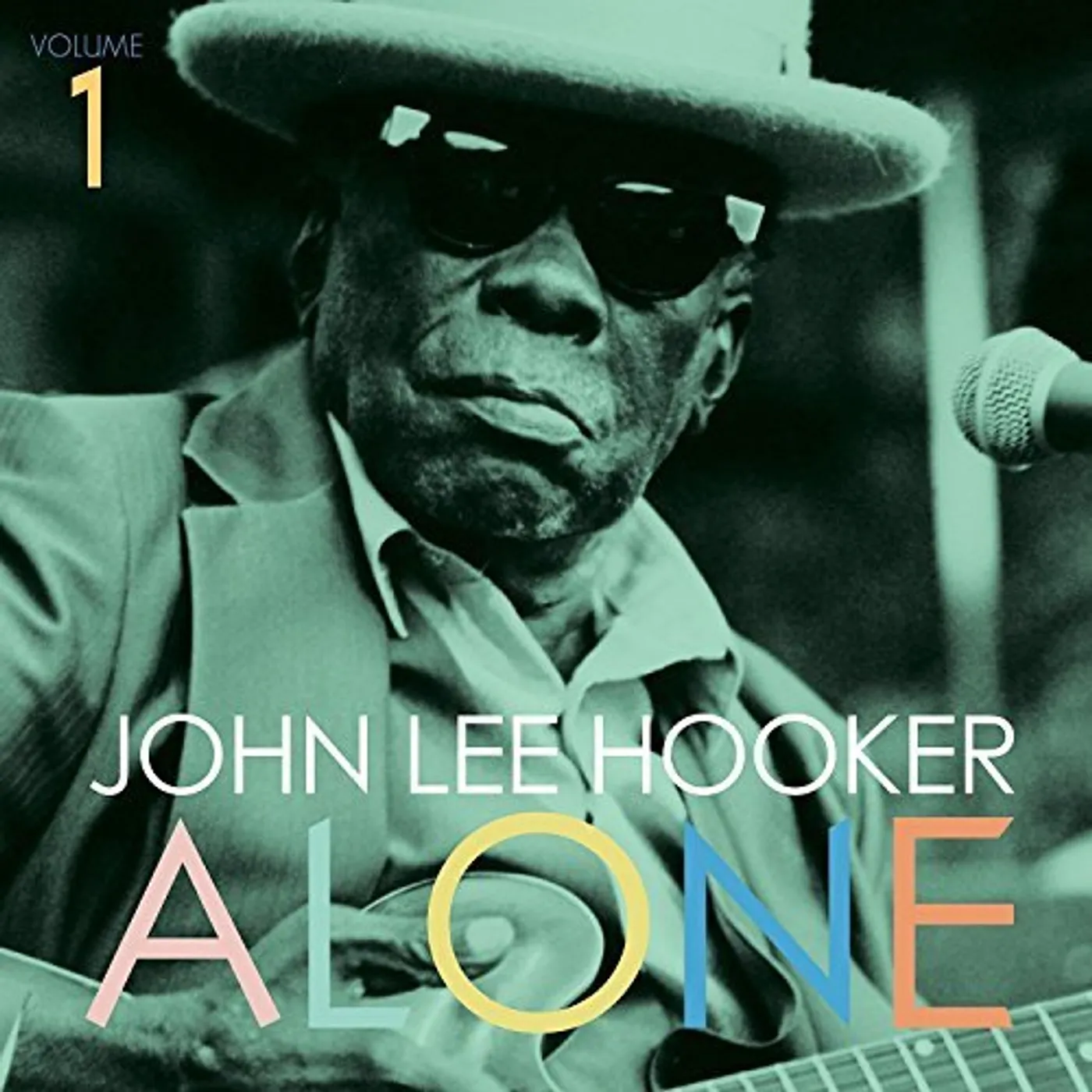 John Lee Hooker ALONE 1 Vinyl Record