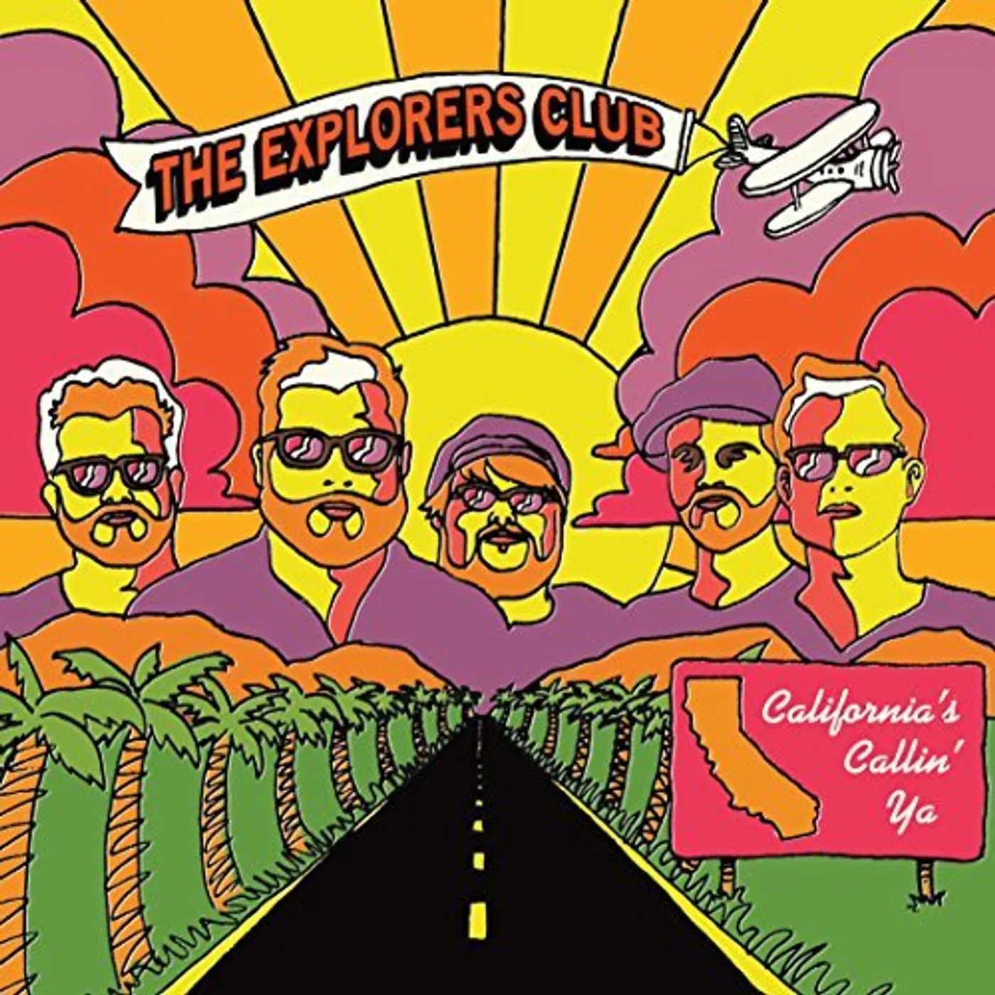 Explorers Club CALIFORNIA'S CALLIN YA / NATURE BOY Vinyl Record - UK Release
