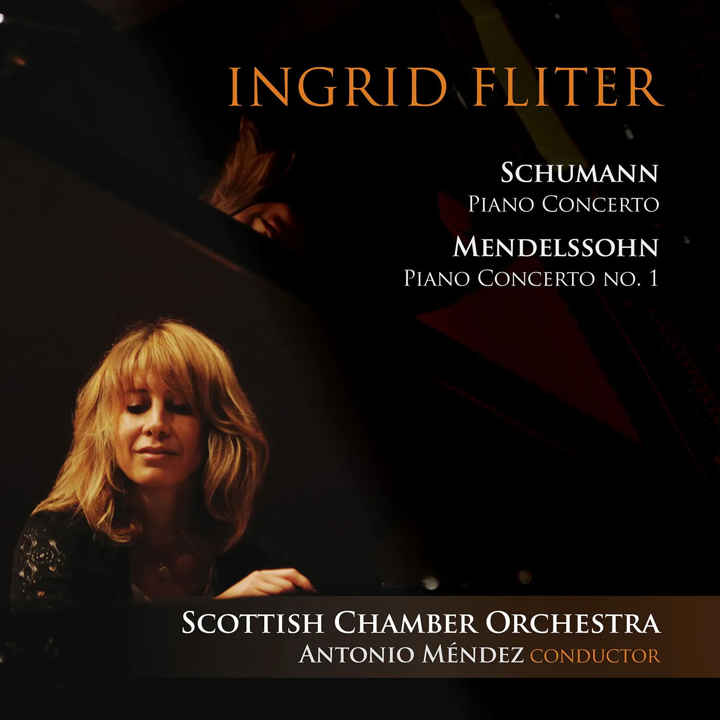 F. MENDELSSOHN / INGRID FLITER / ANTONIO MENDEZ SCHUMANN & MENDELSSOHN: PIANO CONCERTOS (SACD) Super Audio CD