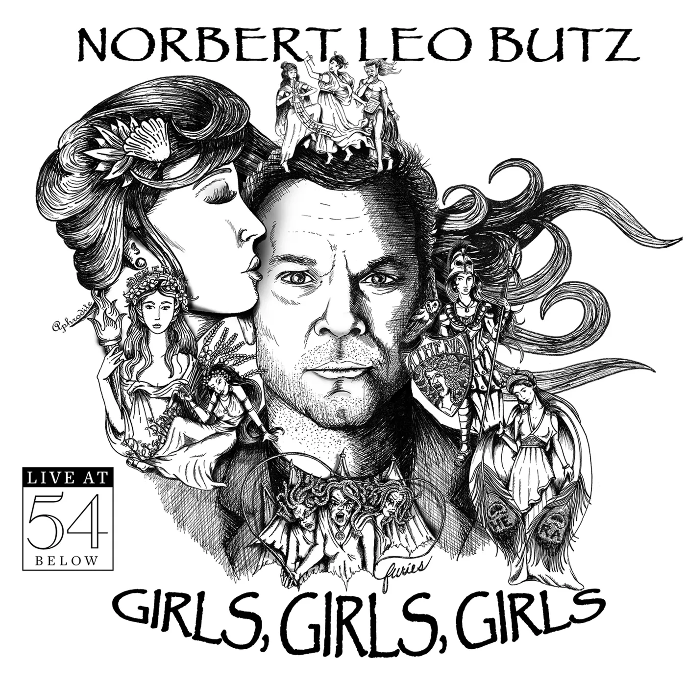 Norbert Leo Butz GIRLS GIRLS GIRLS - LIVE AT 54 BELOW CD