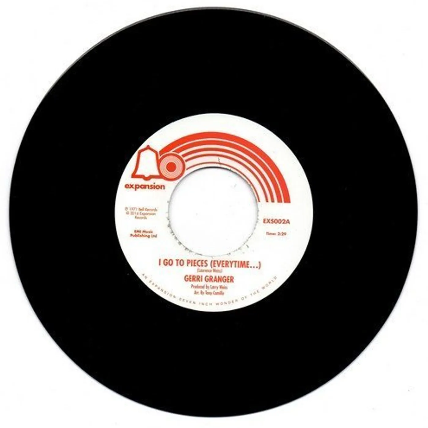 Gerri Granger I GO TO PIECES / I CAN'T TAKE IT LIKE A MAN Vinyl Record