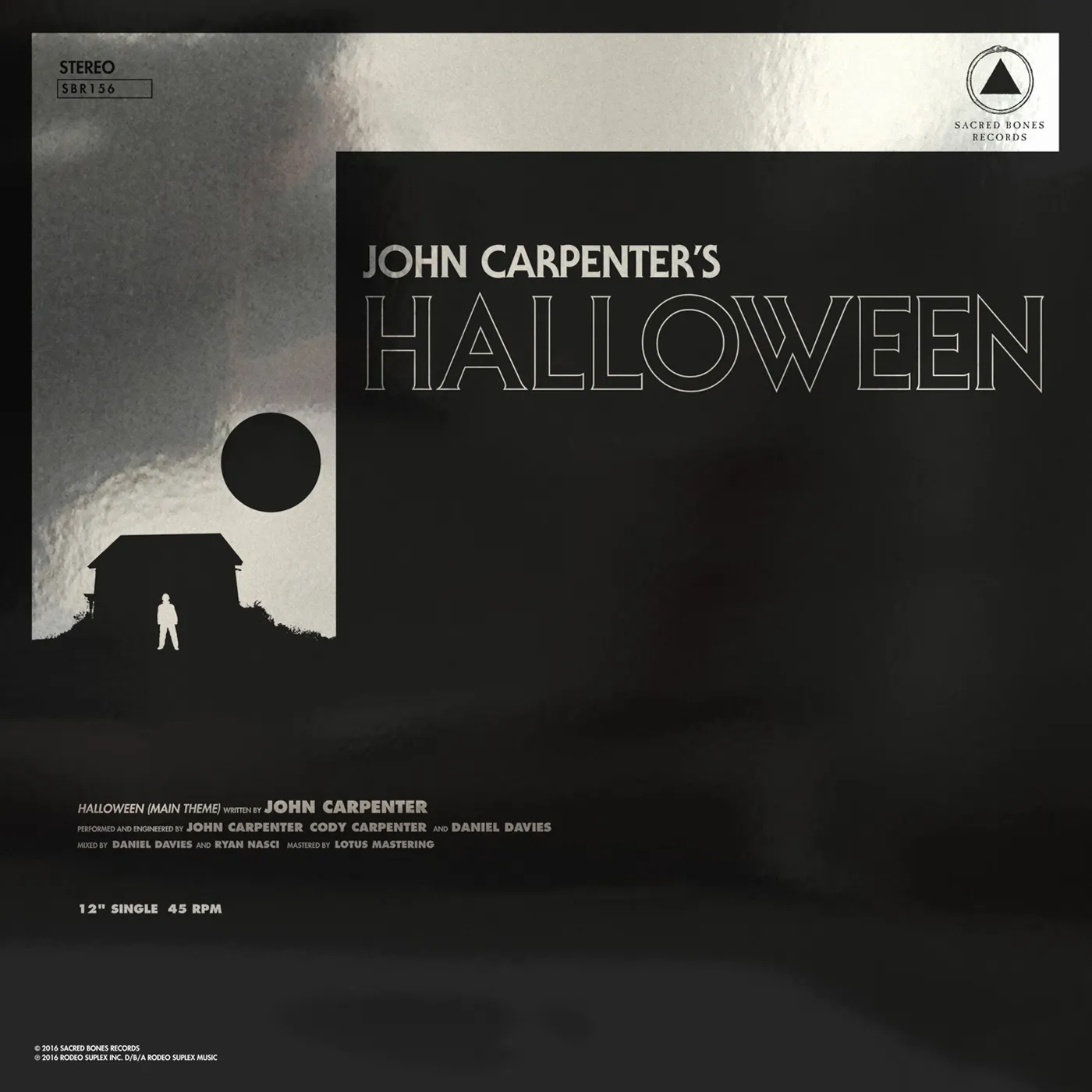 John Carpenter HALLOWEEN / ESCAPE FROM NEW YORK Vinyl Record