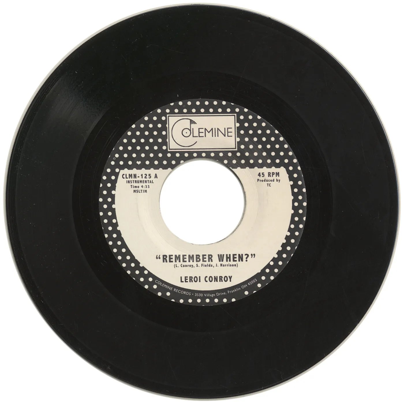 Leroi Conroy Remember When Vinyl Record