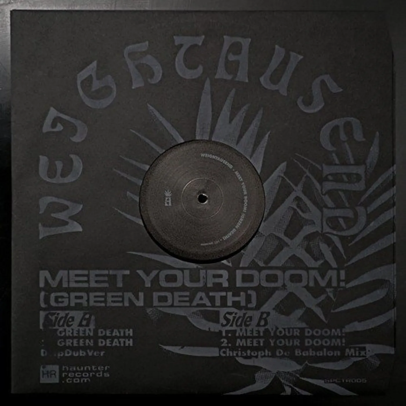 Weightausend Meet Your Doom! (Green Death) Vinyl Record