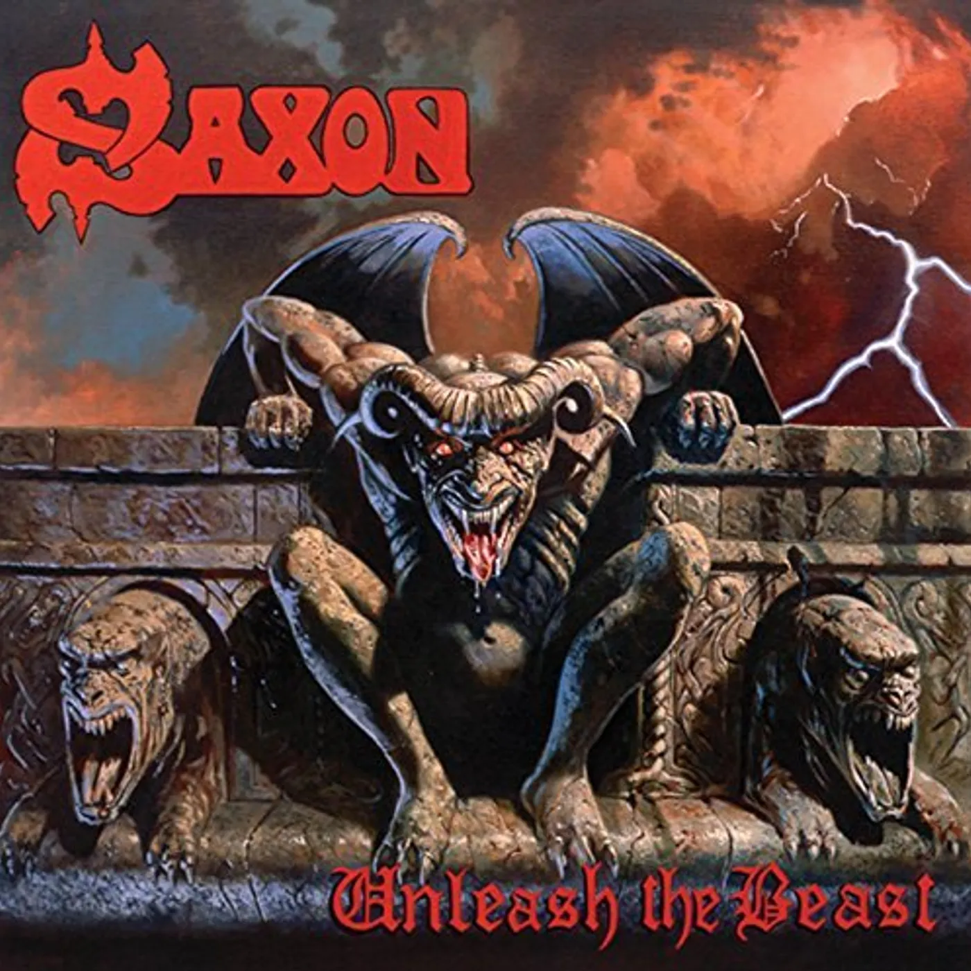 Saxon Unleash the Beast Vinyl Record