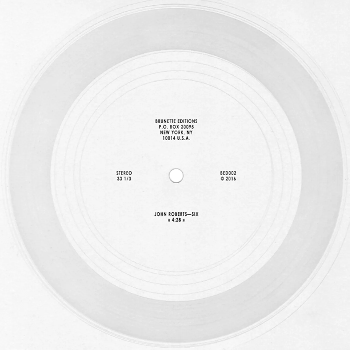 John Roberts Six Vinyl Record