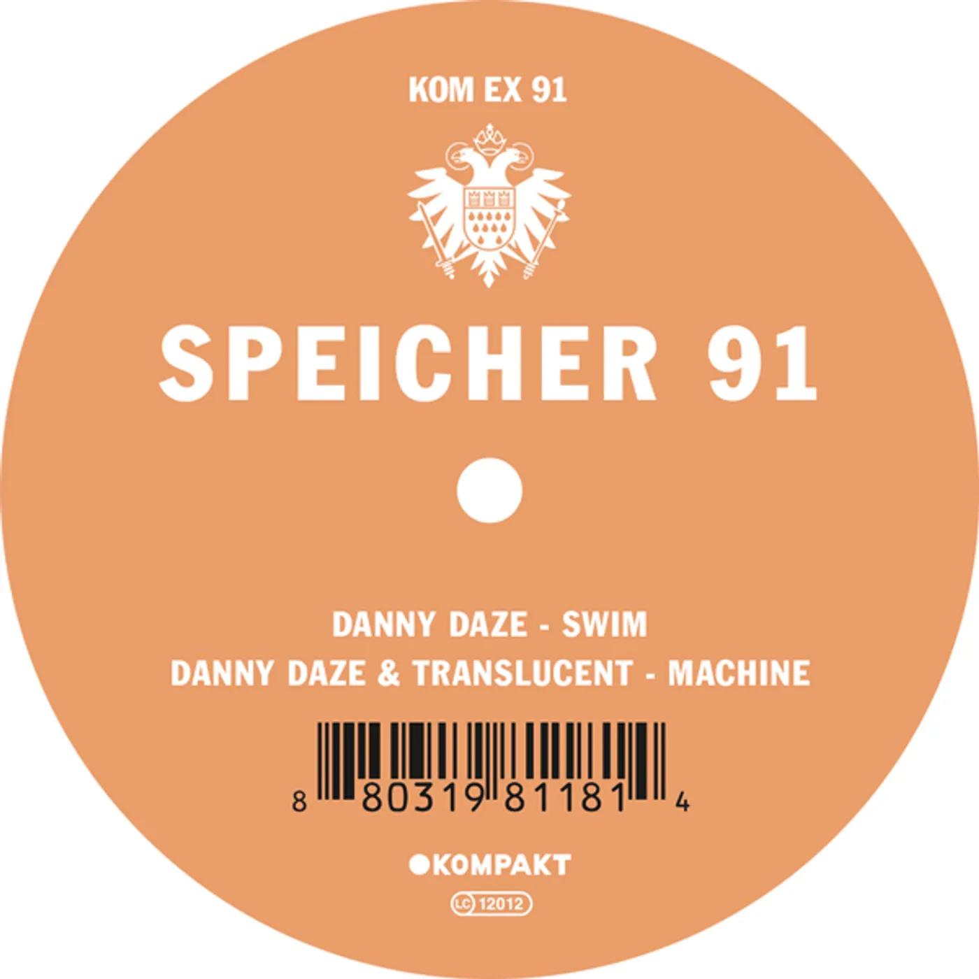 Danny Daze Speicher 91 Vinyl Record