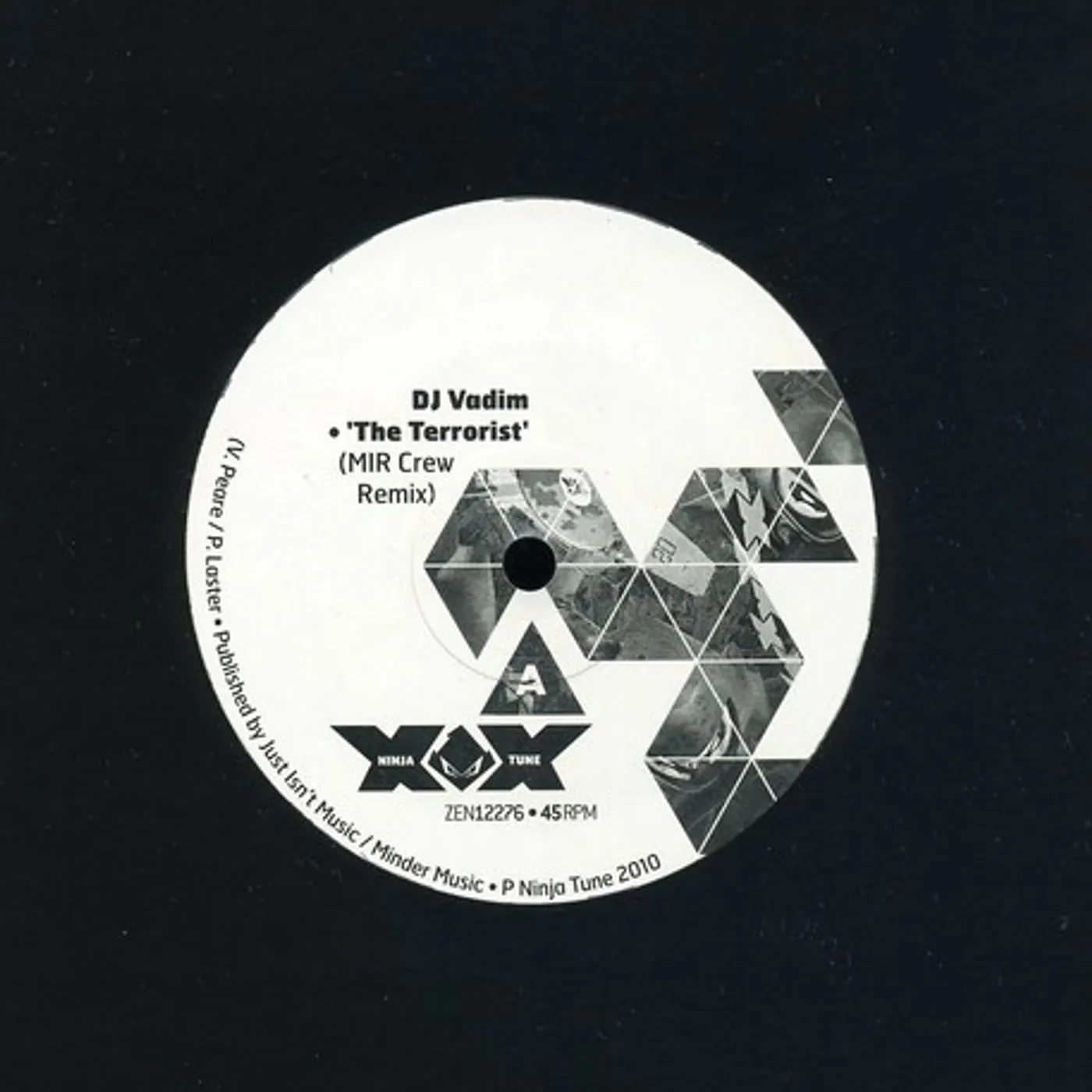 DJ Vadim Terrorist Remixes Vinyl Record