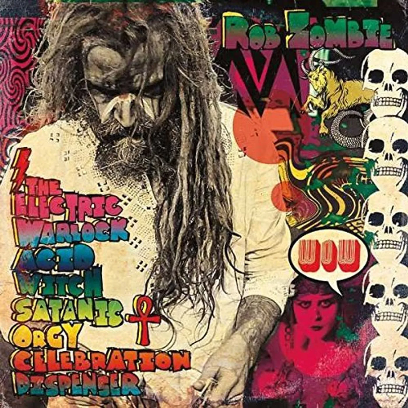 Rob Zombie ELECTRIC WARLOCK ACID WITH SATANIC ORGY Vinyl Record