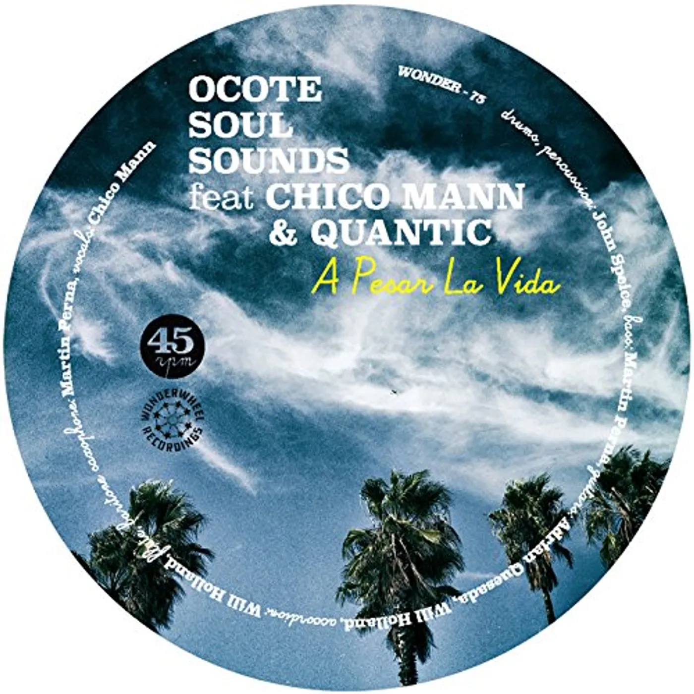 Ocote Soul Sounds PESAR LA VIDA / NOT YET Vinyl Record