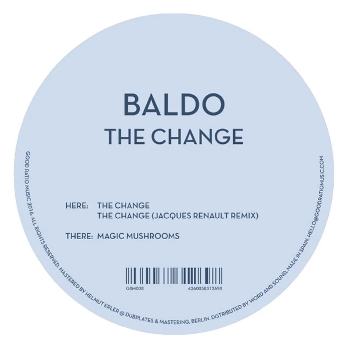 Baldo CHANGE Vinyl Record