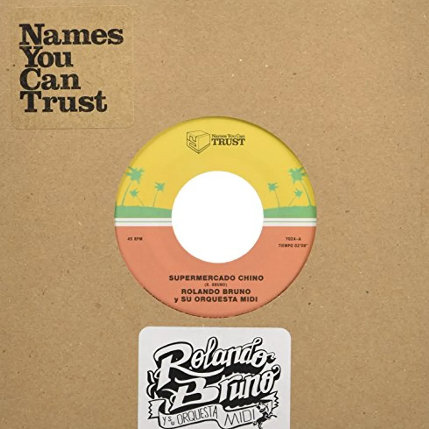 Rolando Bruno Y Su Orquesta Midi Supermercado Chino Vinyl Record