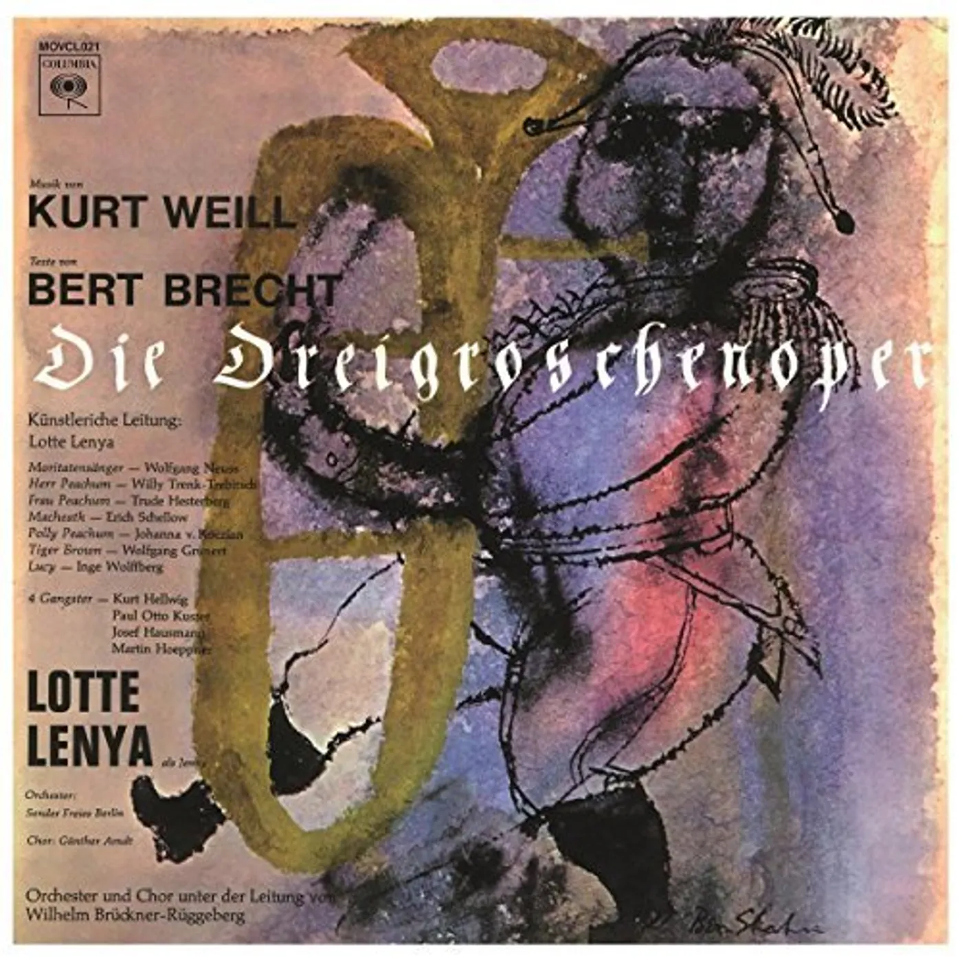 Lotte Lenya WEILL: DIE DREIGROSCHENOPER (THREE PENNY OPERA) (180G) Vinyl Record