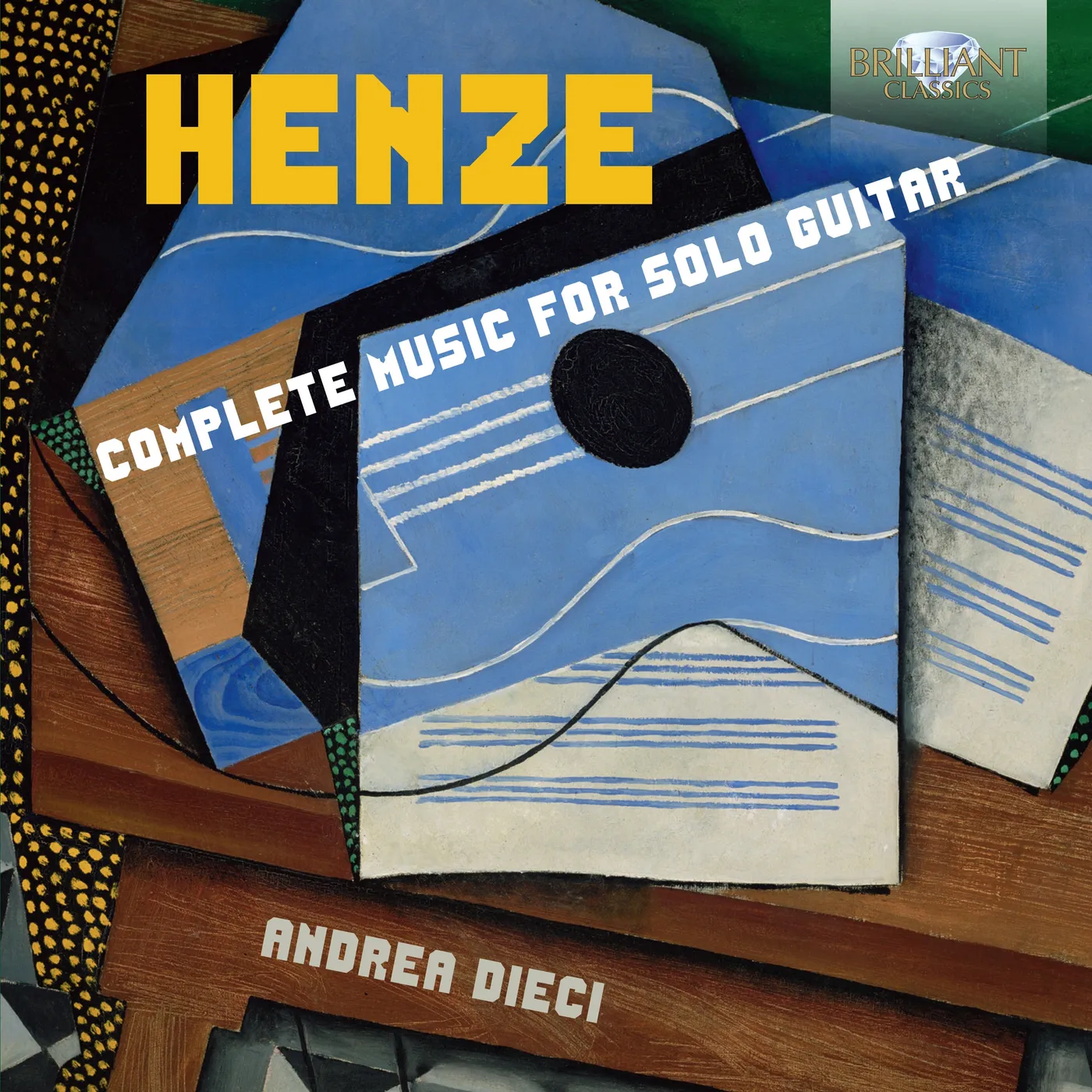 Hans Werner Henze COMPLETE MUSIC SOLO GUITAR CD