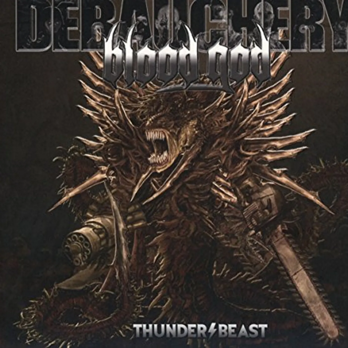 DEBAUCHERY VS BLOOD GOD THUNDERBEAST CD