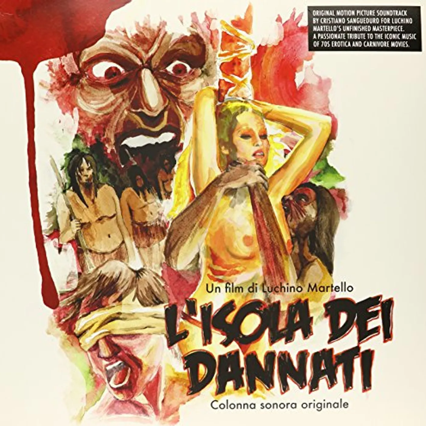 Mondo Sangue L'ISOLA DEI DANNATI / Original Soundtrack Vinyl Record