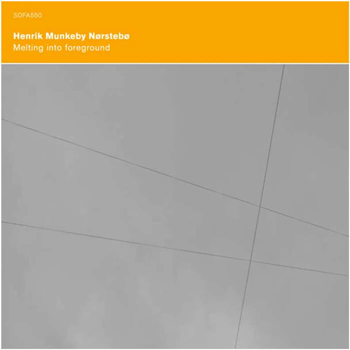 Munkeby Henrik Norstebo Melting Into Foreground Vinyl Record