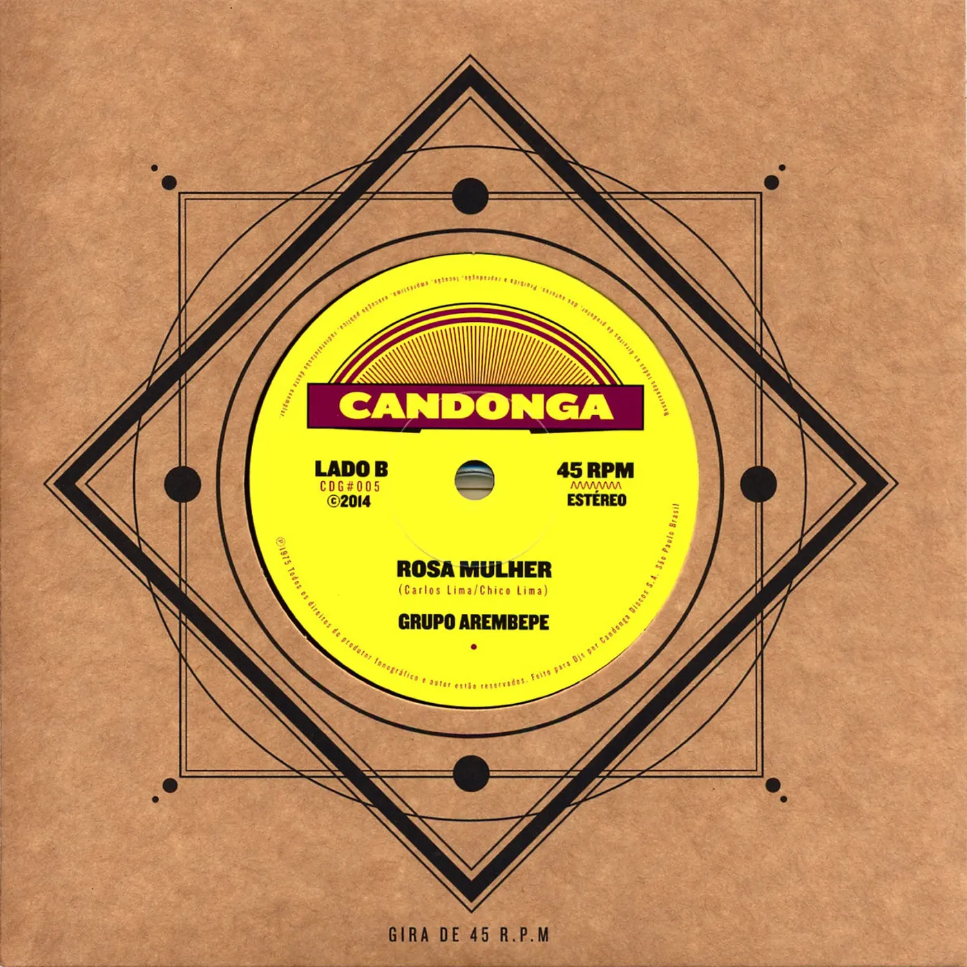 Grupo Arembepe AFOXE PONTO DE OXOSSI / ROSA MULHER Vinyl Record