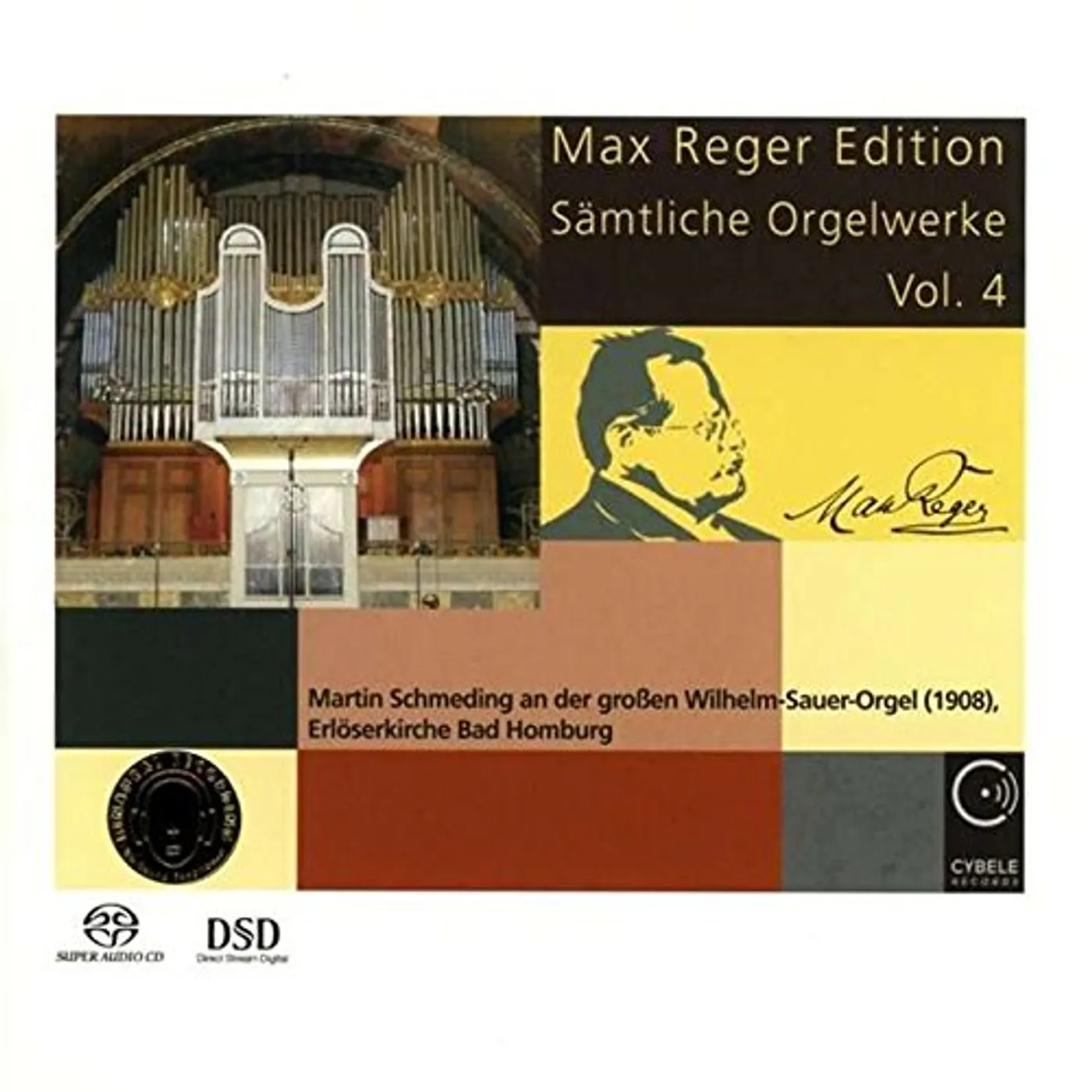 Reger / Schmeding MAX REGER EDITION: COMPLETE ORGAN WORKS VOL 4 CD Super Audio CD