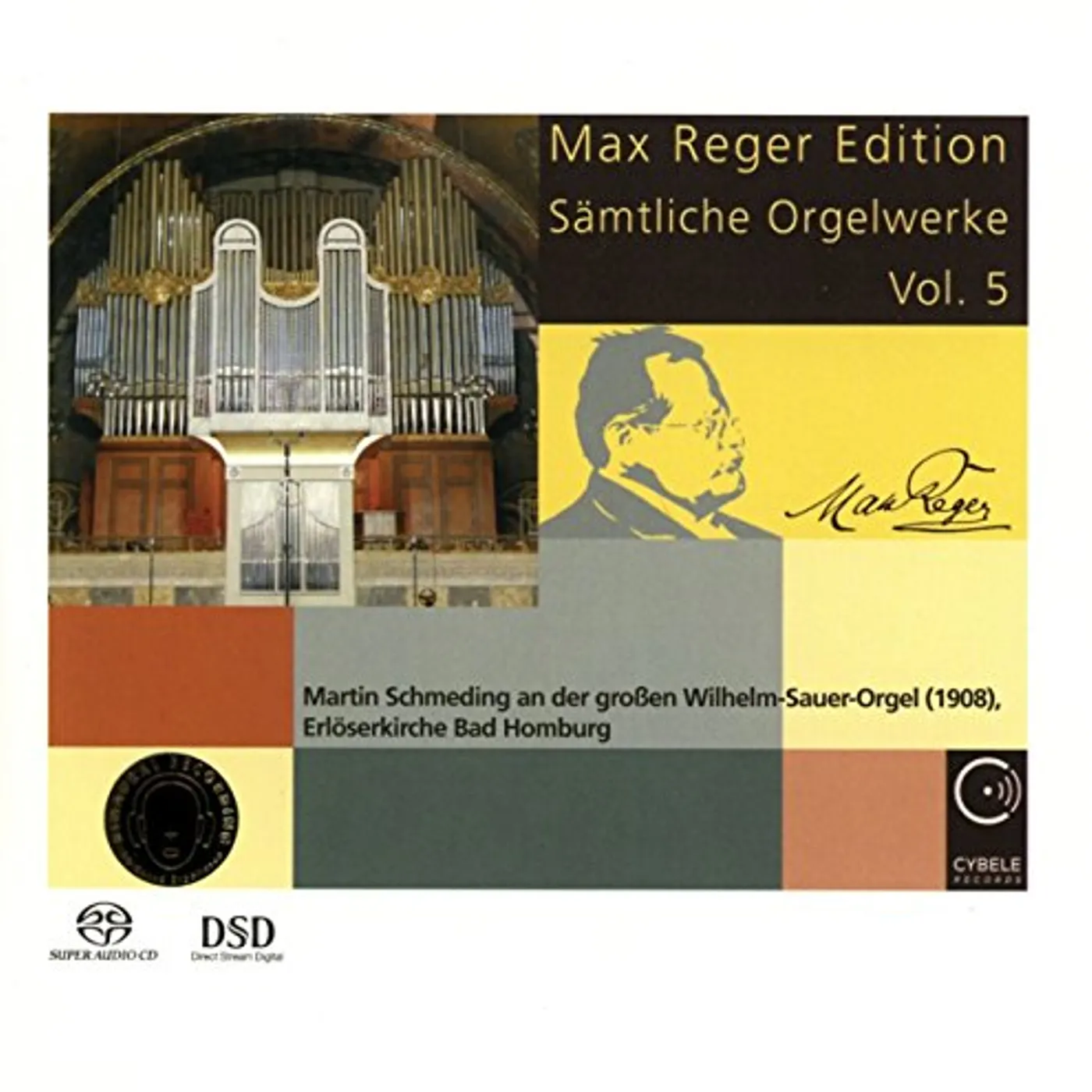 Reger / Schmeding MAX REGER EDITION: COMPLETE ORGAN WORKS VOL 5 Super Audio CD