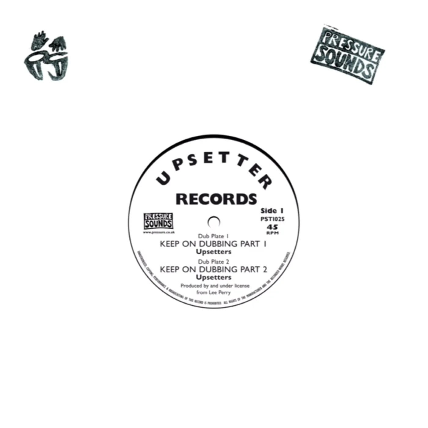 Lee Perry KEEP ON DUBBING Vinyl Record